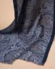 Wool Printed Scarf - Blue Paisley sold by Paolo Albizzati
