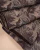 Wool Printed Scarf - Beige and Brown Floral and Circles sold by Paolo Albizzati
