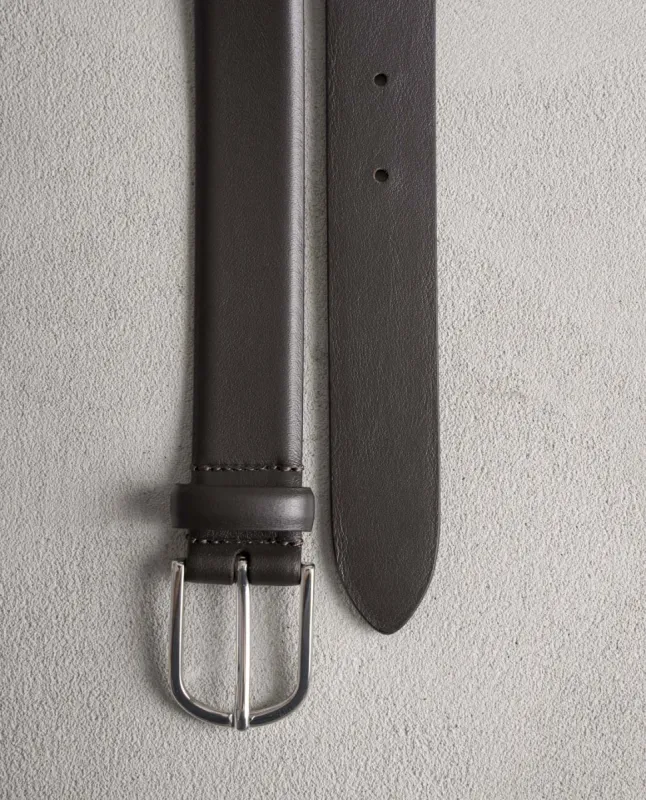 Leather Belt - Smooth Dark Brown sold by Paolo Albizzati