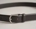 Leather Belt - Smooth Dark Brown sold by Paolo Albizzati