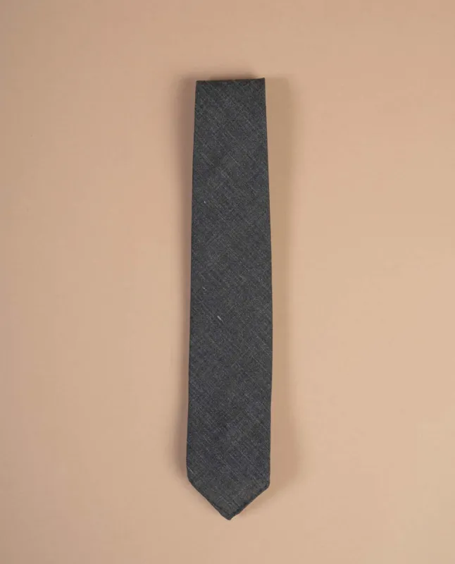 Lightweight Linen Tie - Military Green sold by Paolo Albizzati
