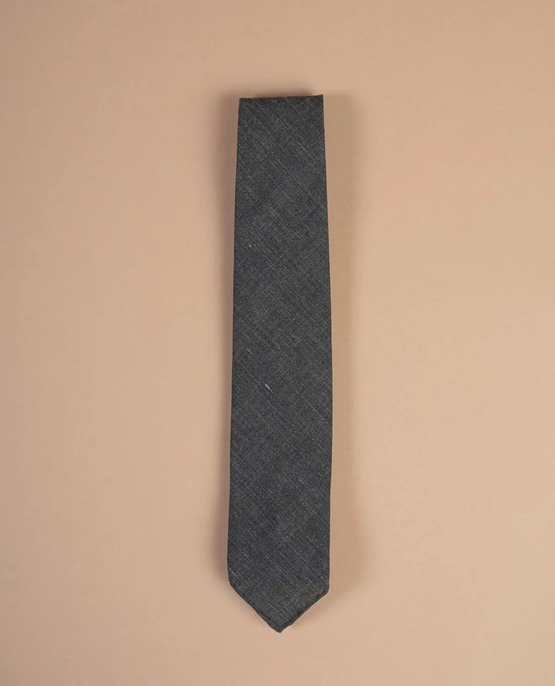 Lightweight Linen Tie - Military Green sold by Paolo Albizzati