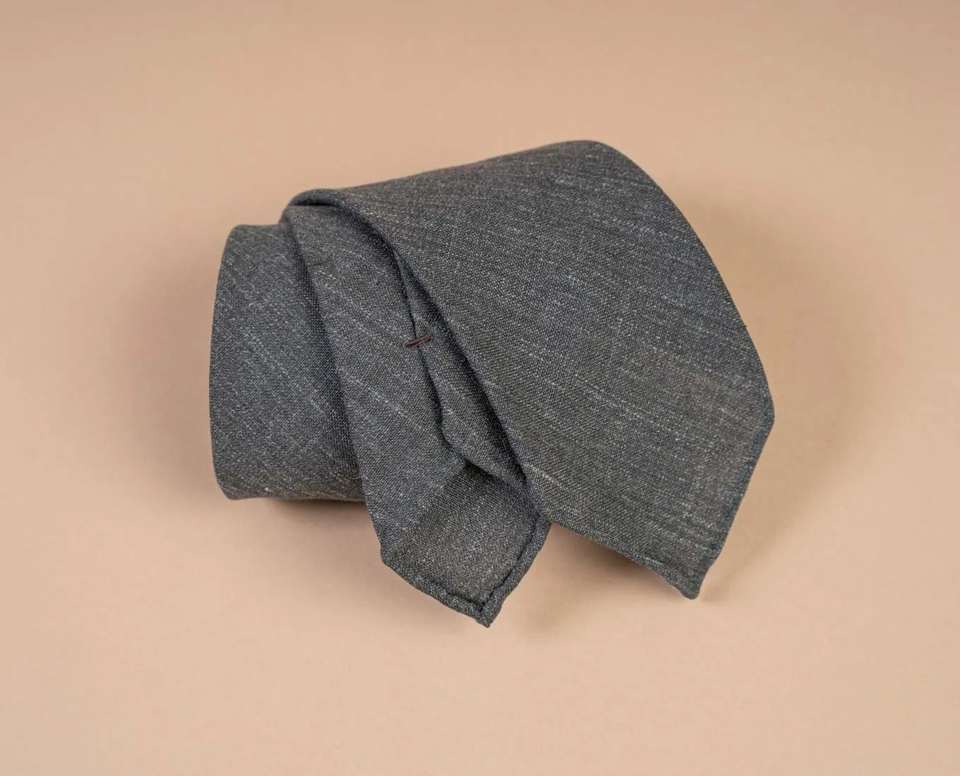 Lightweight Linen Tie - Military Green sold by Paolo Albizzati product image thumbnail 4