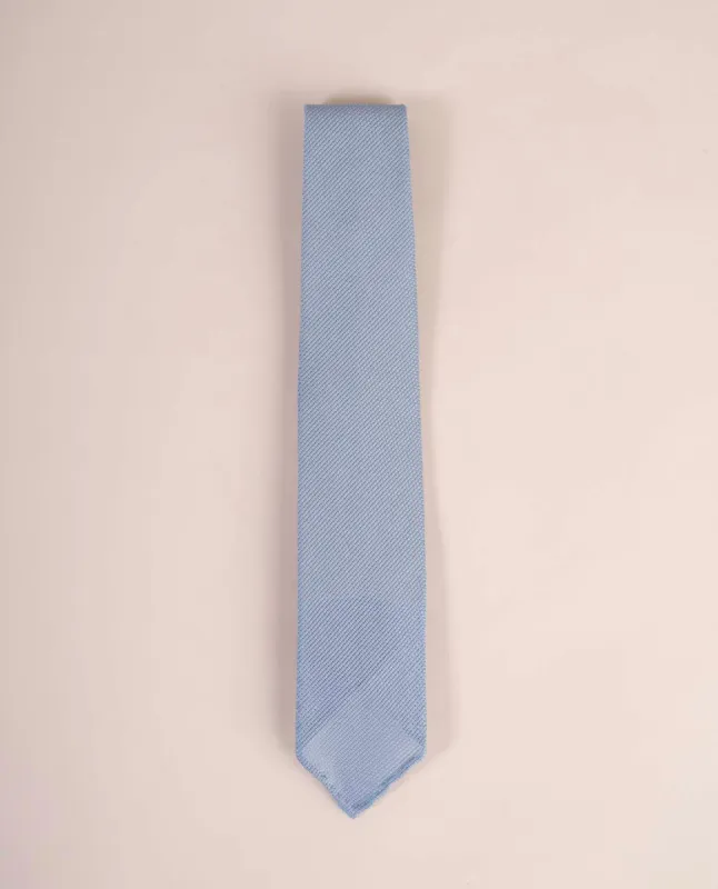 Original Grenadine Silk Tie - Light Blue sold by Paolo Albizzati