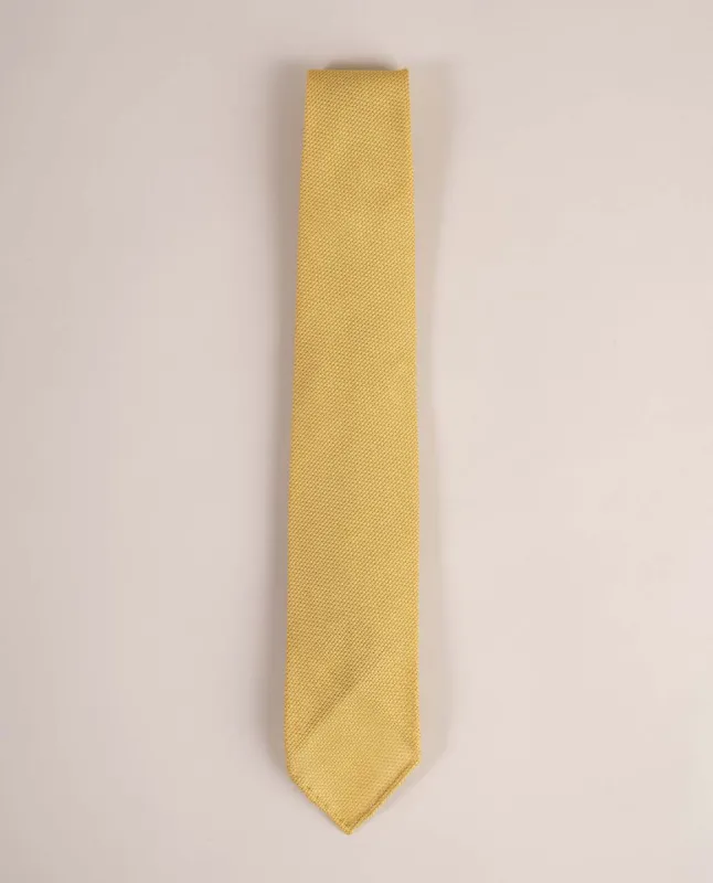 Original Grenadine Silk Tie - Yellow sold by Paolo Albizzati