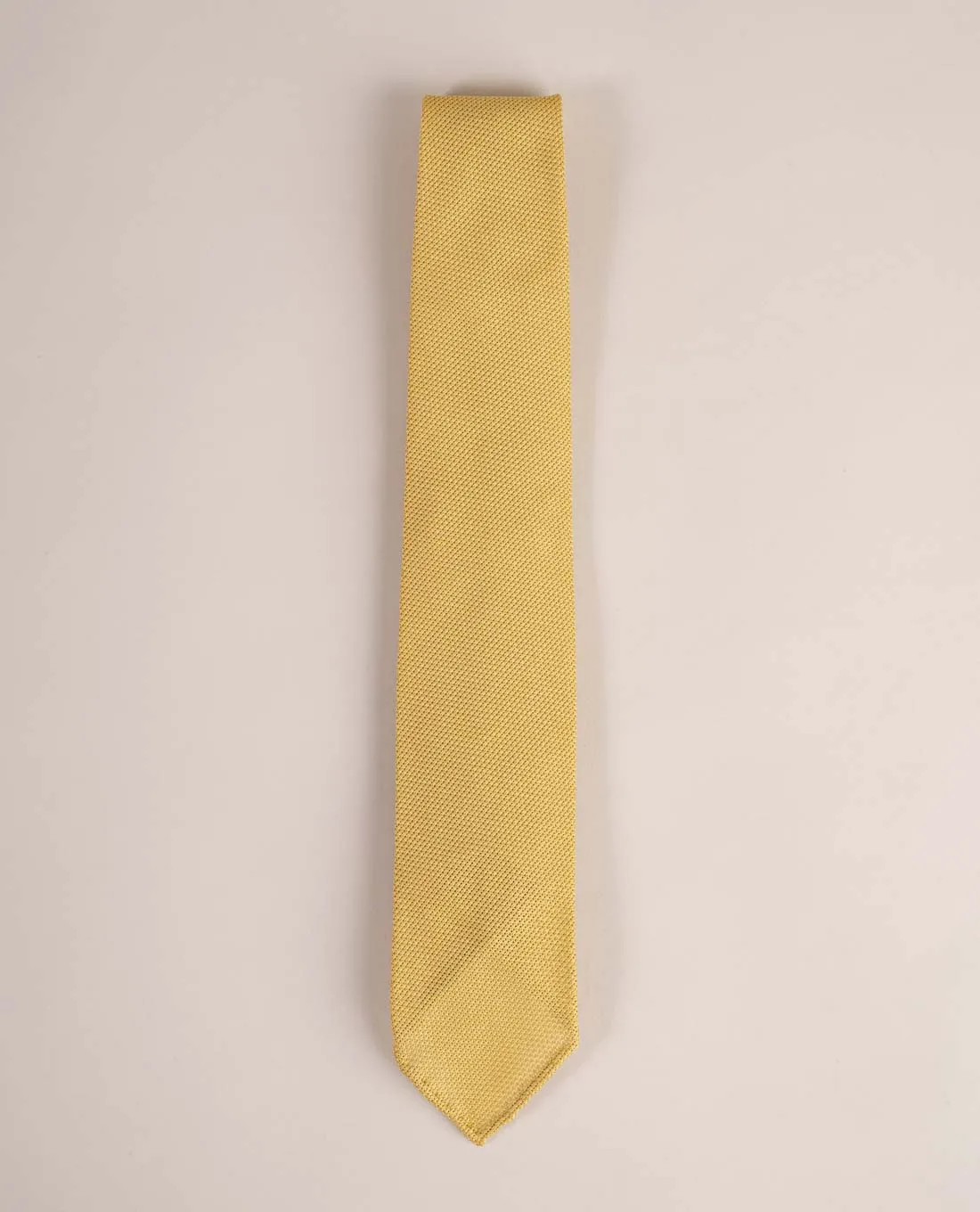 Original Grenadine Silk Tie - Yellow sold by Paolo Albizzati