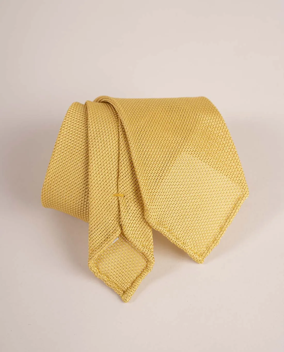 Original Grenadine Silk Tie - Yellow sold by Paolo Albizzati product image thumbnail 5