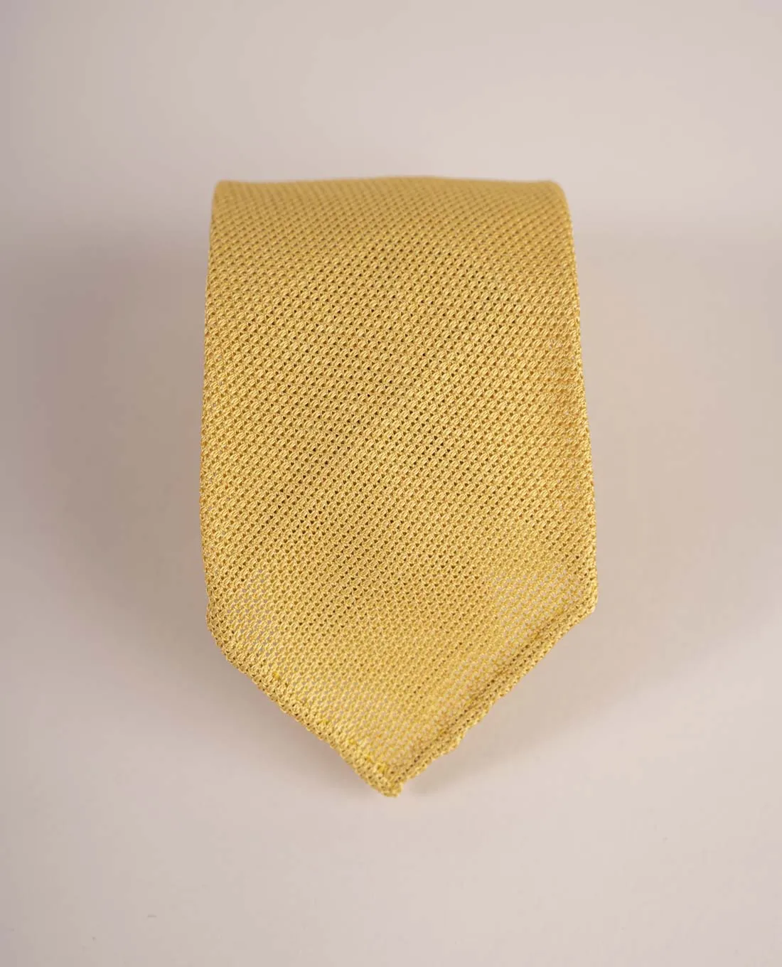 Original Grenadine Silk Tie - Yellow sold by Paolo Albizzati product image thumbnail 4