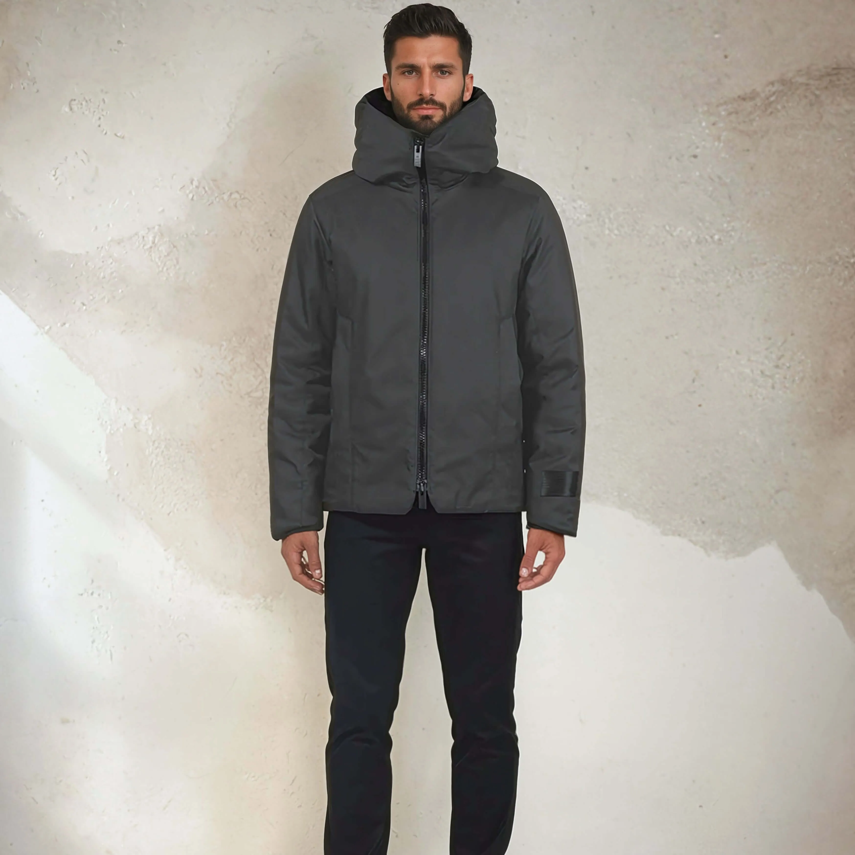 ANSEL - Bomber Winter Jacket - ECONYL sold by ALLTRUEIST KNITWEAR