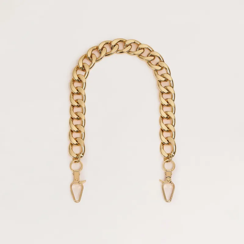 Elemental Chain Strap - Shiny Gold sold by ALLTRUEIST KNITWEAR