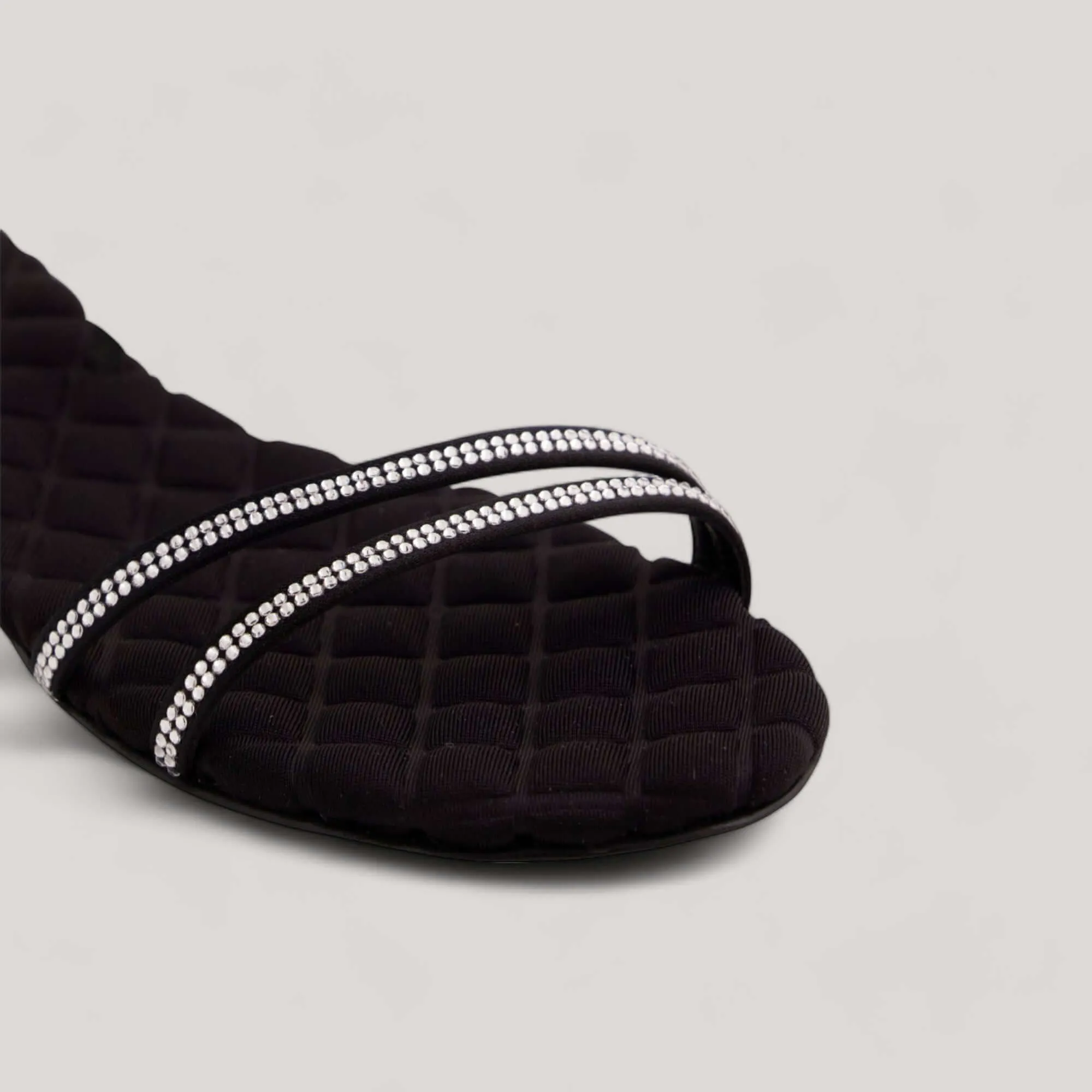 FAYE | Black Crystal - Sandals sold by ALLTRUEIST KNITWEAR product image thumbnail 4