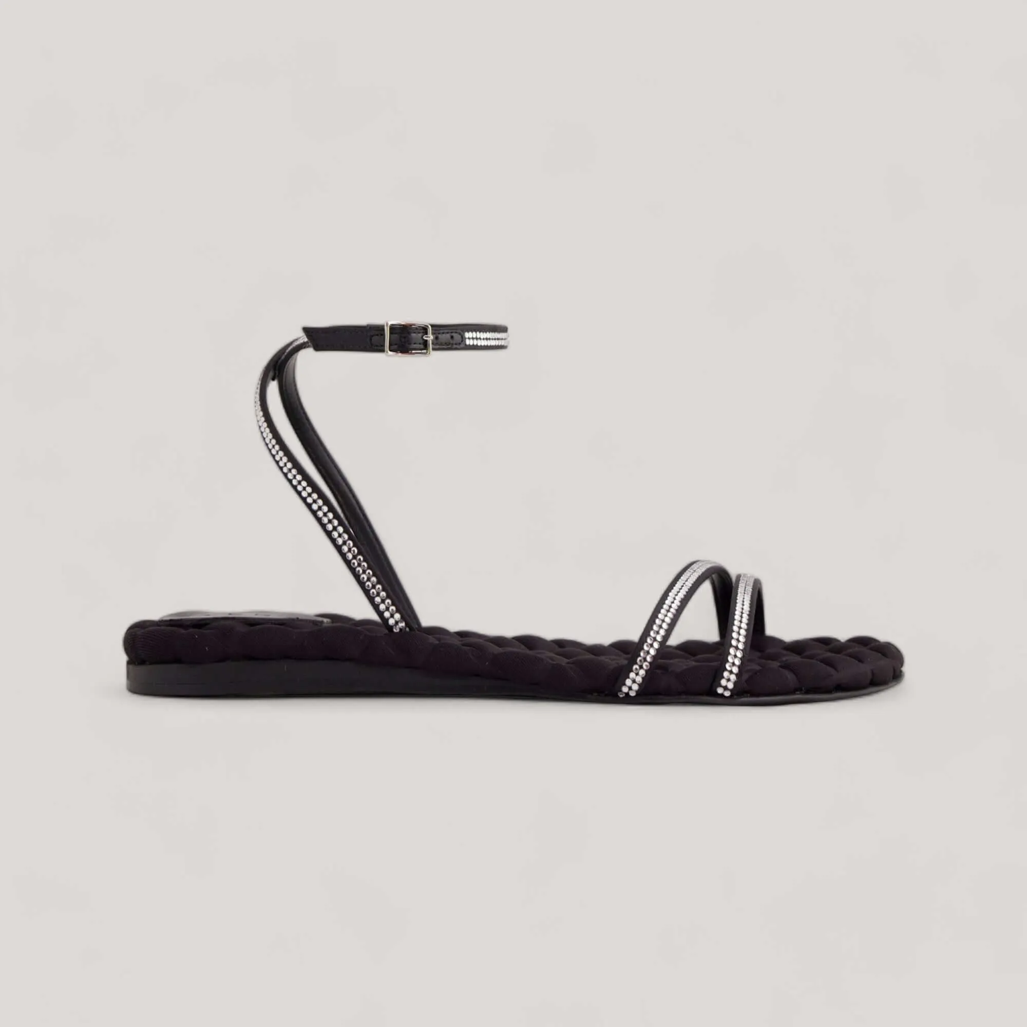 FAYE | Black Crystal - Sandals sold by ALLTRUEIST KNITWEAR