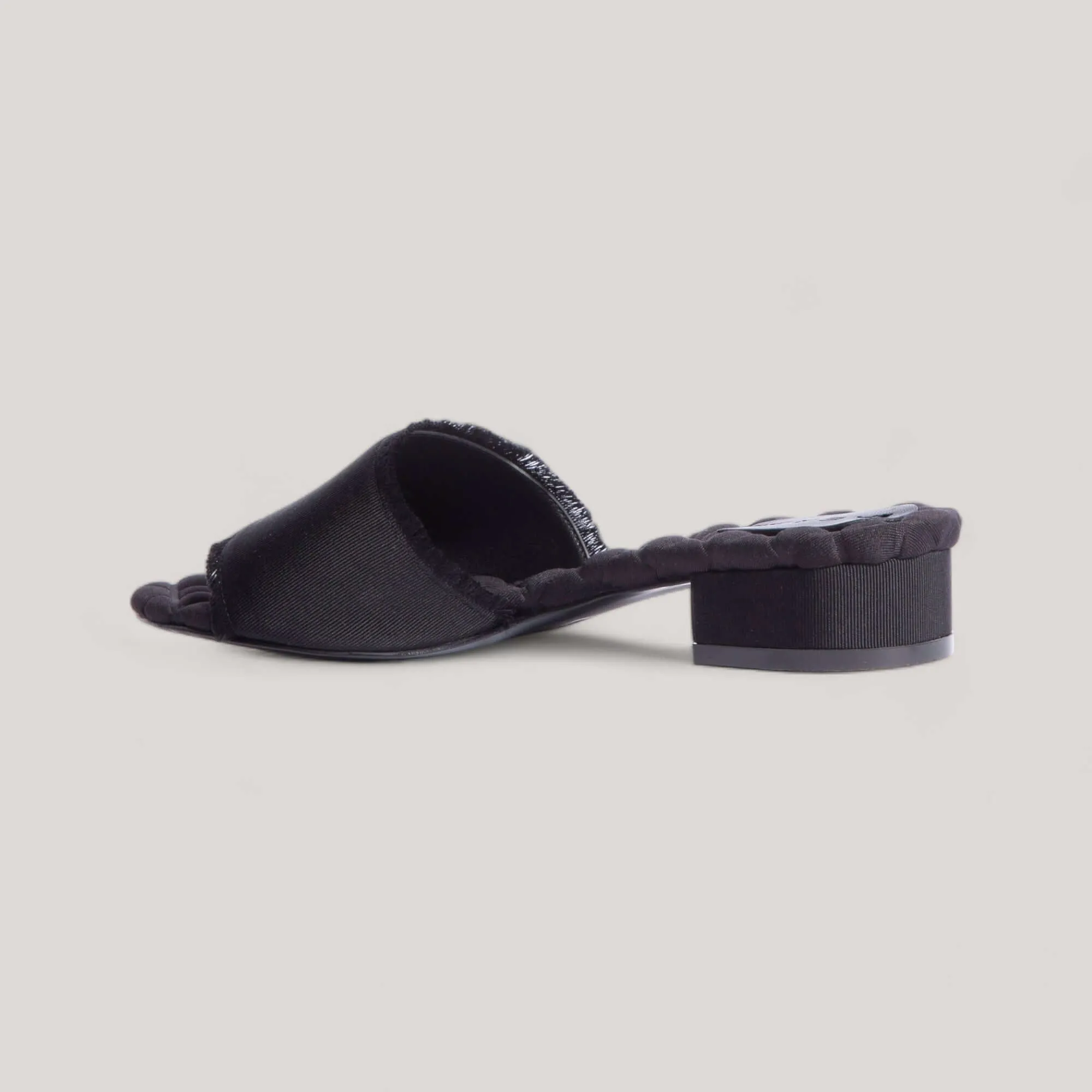 GIORGIA | Black Grosgrain - Sandals sold by ALLTRUEIST KNITWEAR product image thumbnail 3