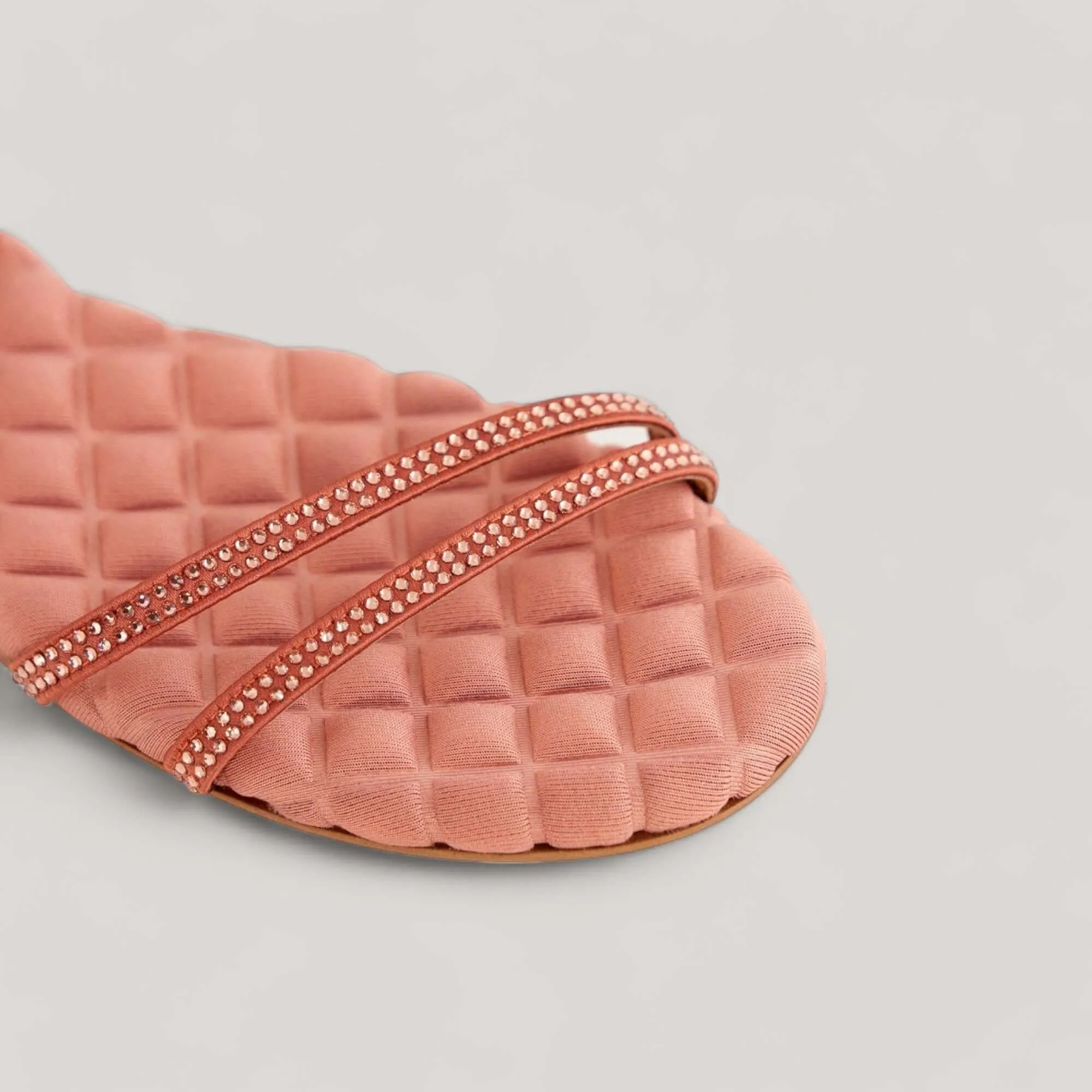 FAYE | Antique Rosé Crystal - Sandals sold by ALLTRUEIST KNITWEAR product image thumbnail 4