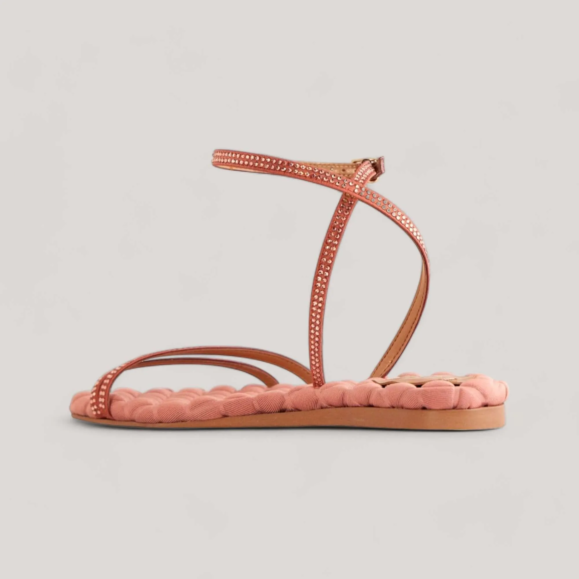FAYE | Antique Rosé Crystal - Sandals sold by ALLTRUEIST KNITWEAR product image thumbnail 3