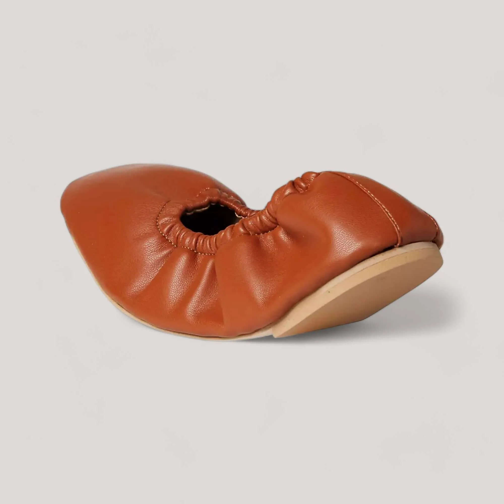 CARLA | Tan Vegan Nappa - Ballet Flats sold by ALLTRUEIST KNITWEAR product image thumbnail 3