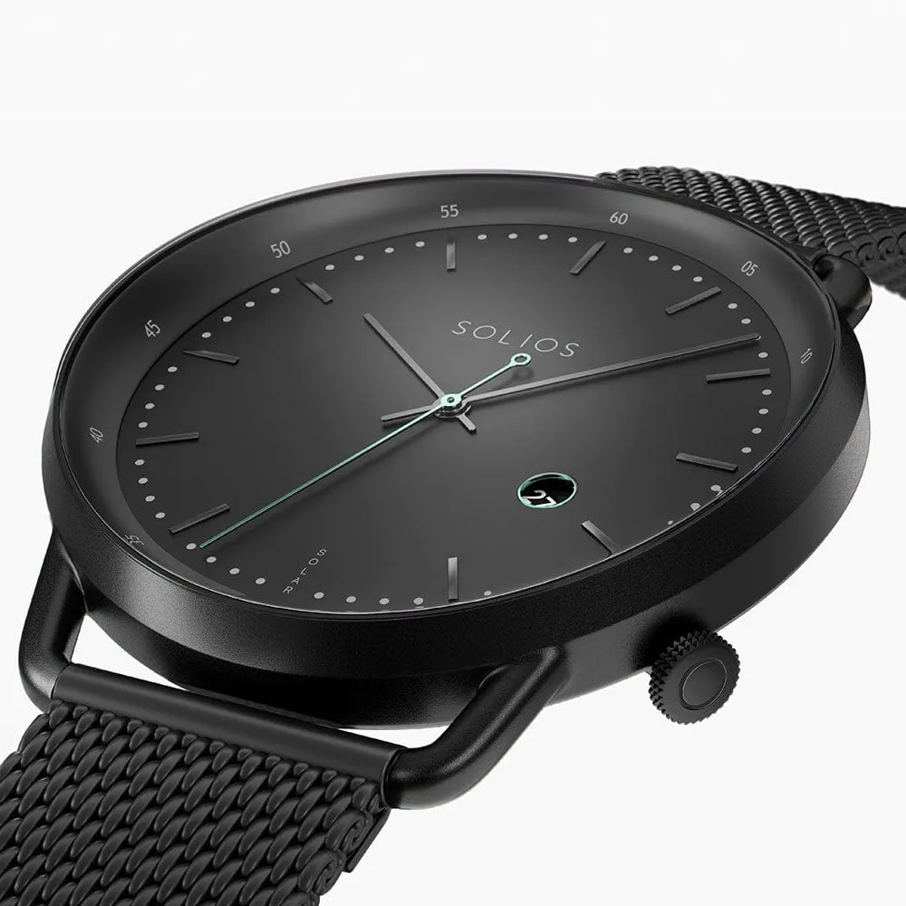 The Solar Curve Bundle | Black Dial - Black Case sold by ALLTRUEIST KNITWEAR product image thumbnail 2