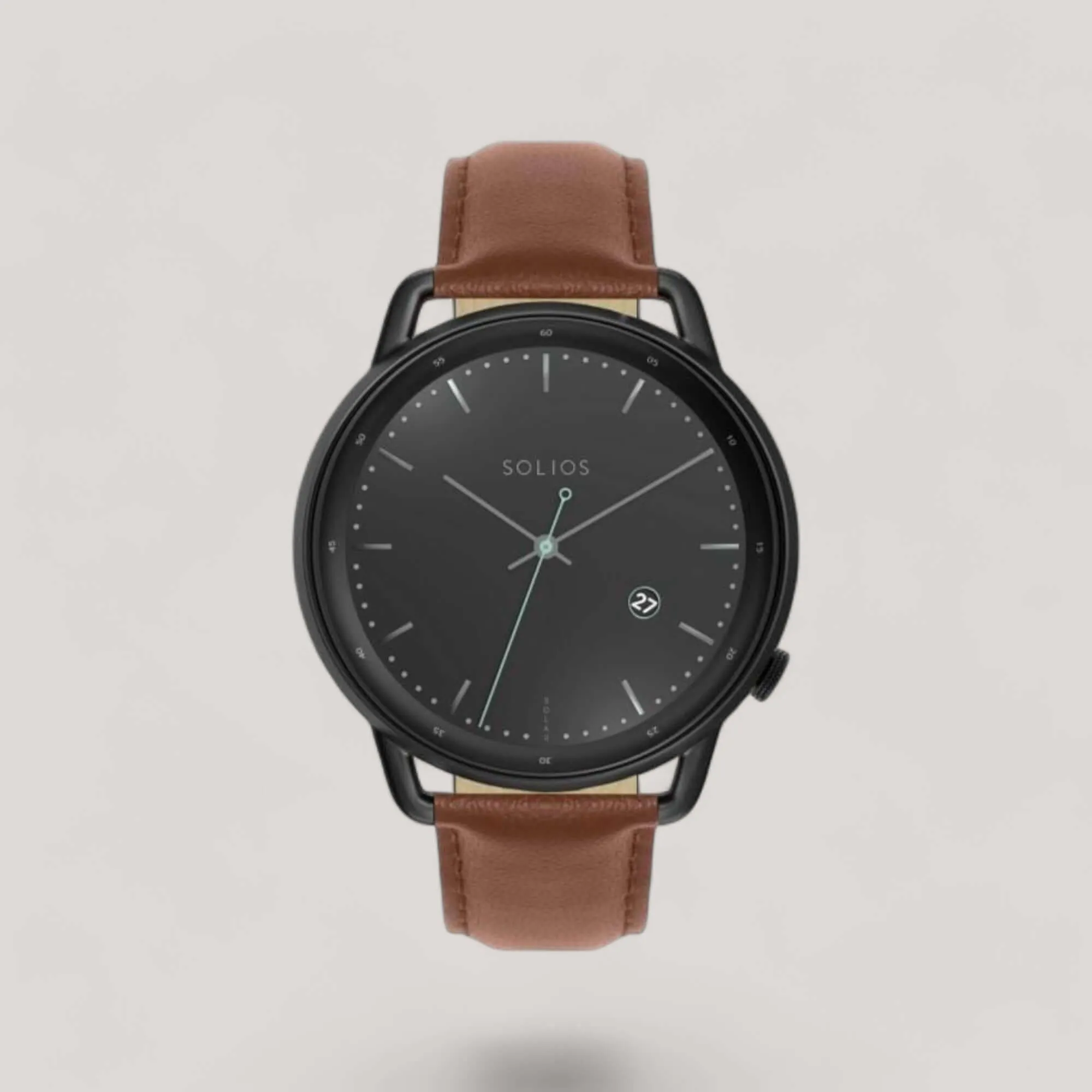 The Solar Curve | Black Dial - Black Case sold by ALLTRUEIST KNITWEAR