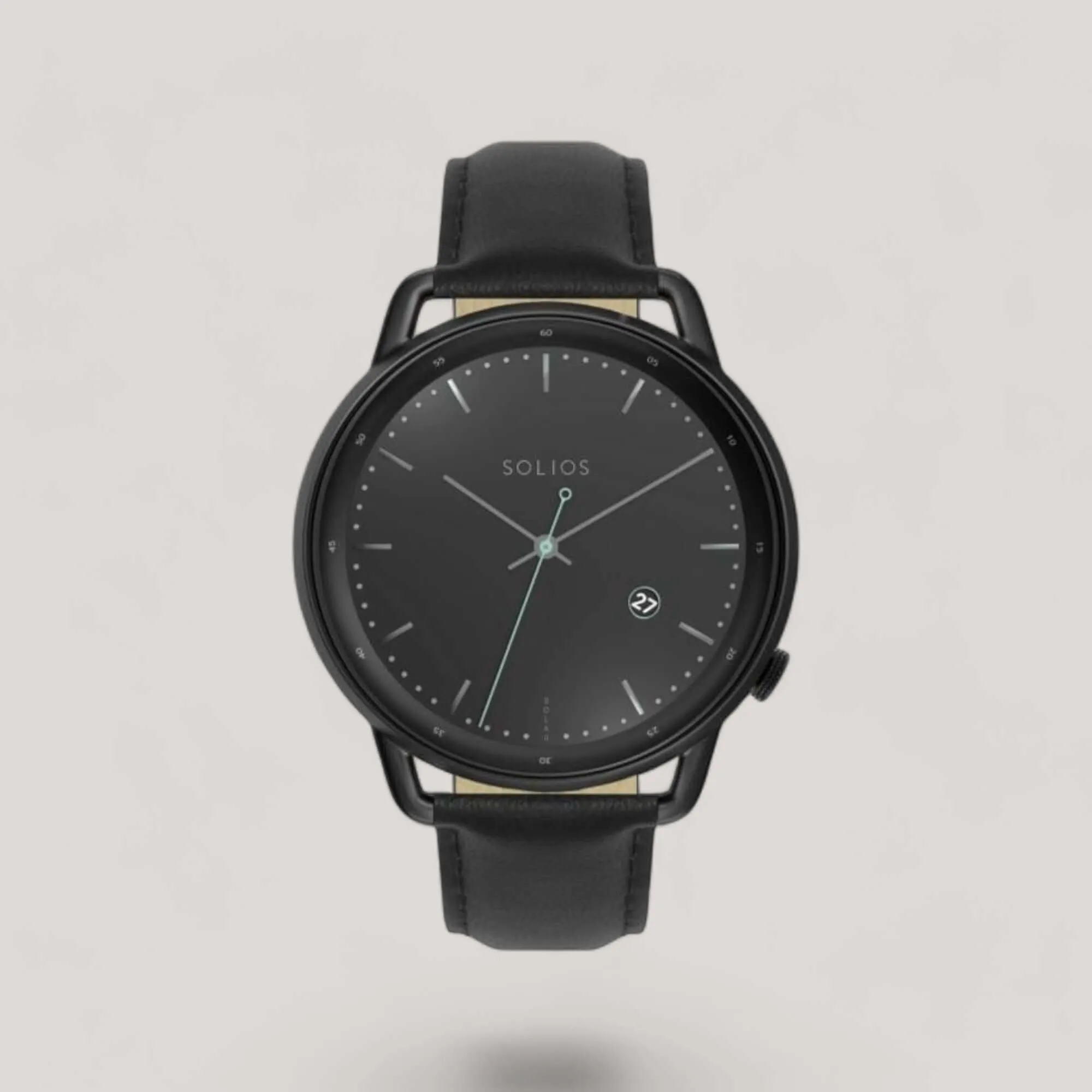 The Solar Curve | Black Dial - Black Case sold by ALLTRUEIST KNITWEAR product image thumbnail 2