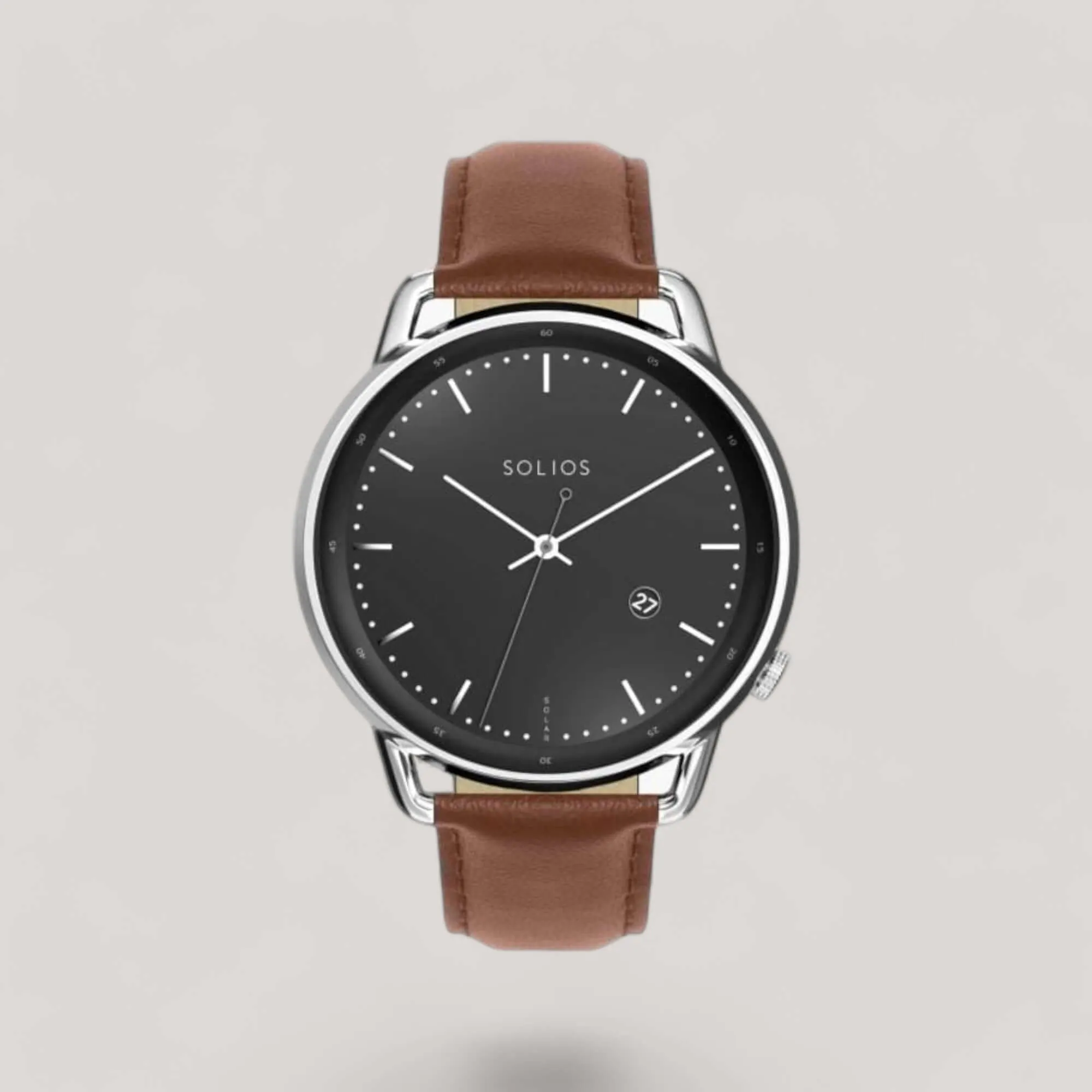 The Solar Curve | Black Dial - Silver Case sold by ALLTRUEIST KNITWEAR product image thumbnail 3