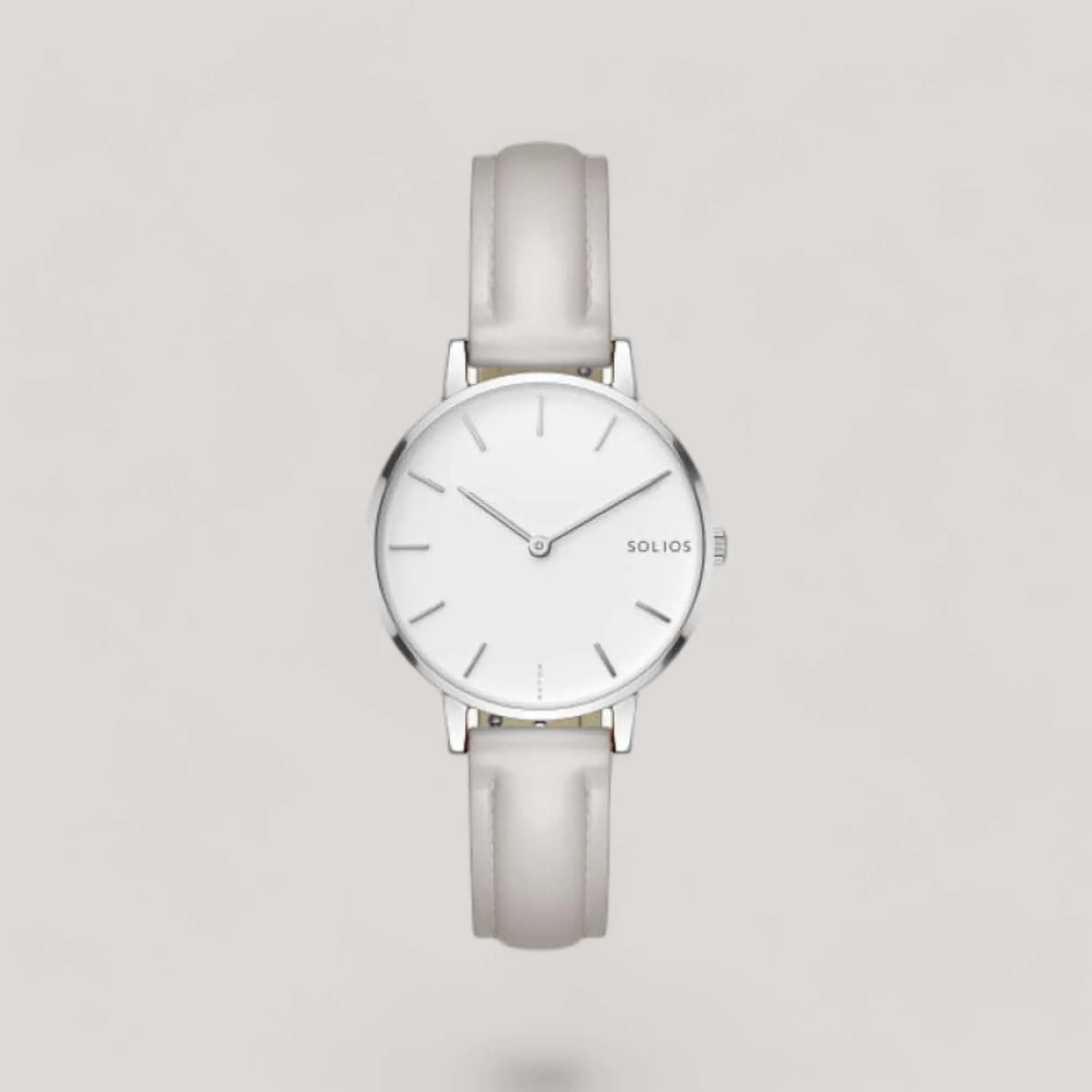The Solar Mini | White Dial - Silver Case sold by ALLTRUEIST KNITWEAR product image thumbnail 5