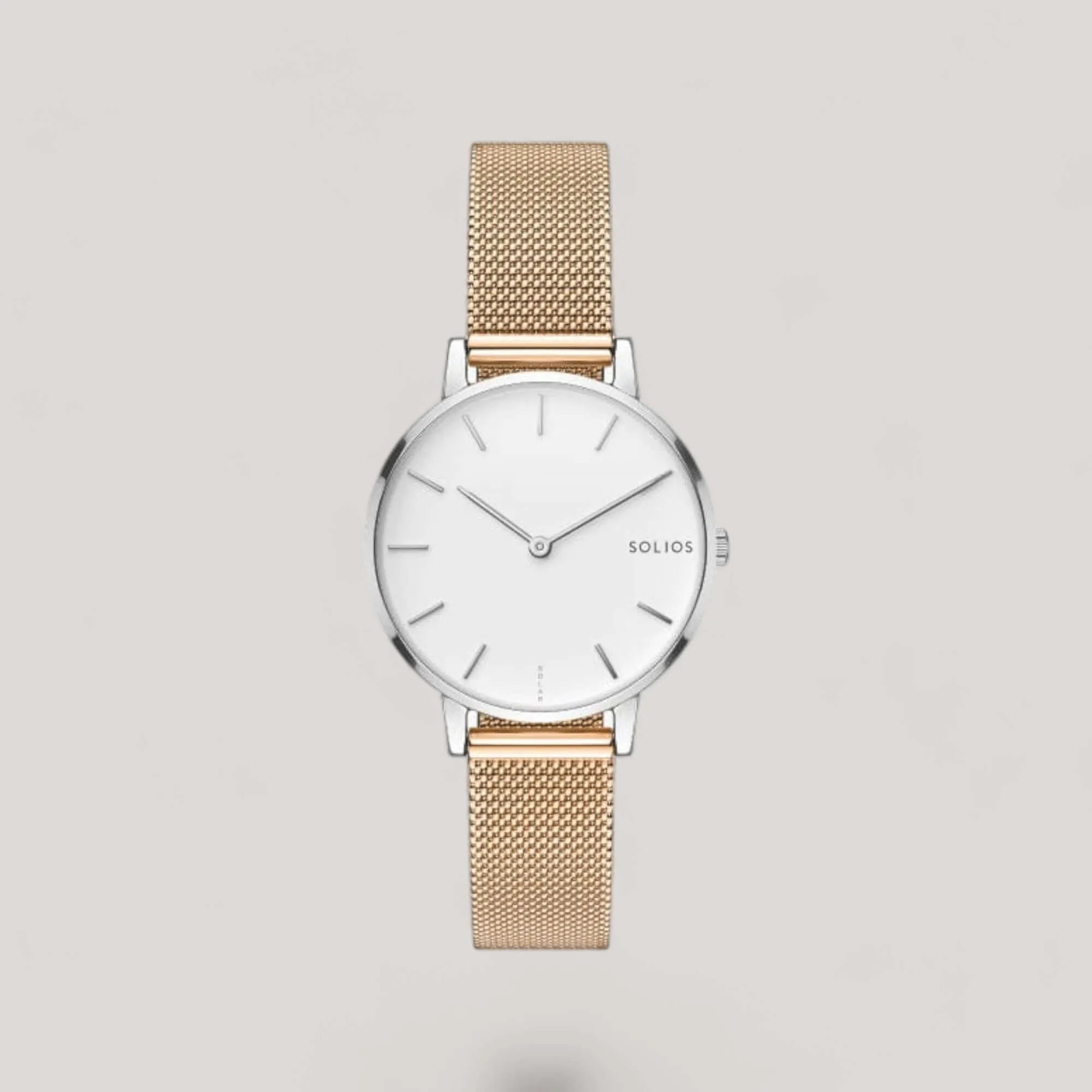 The Solar Mini | White Dial - Silver Case sold by ALLTRUEIST KNITWEAR product image thumbnail 4
