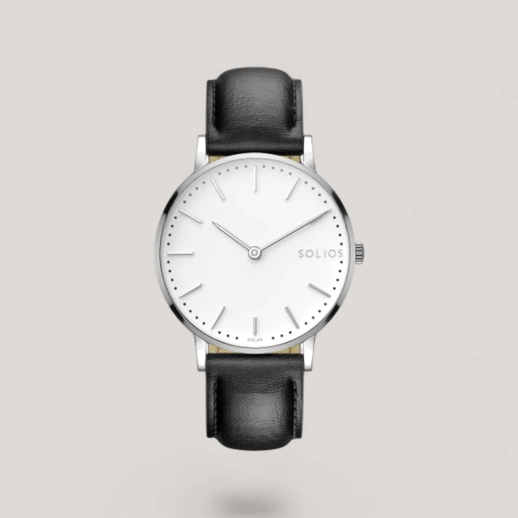 The Solar Classic | White Dial - Silver Case sold by ALLTRUEIST KNITWEAR product image thumbnail 3