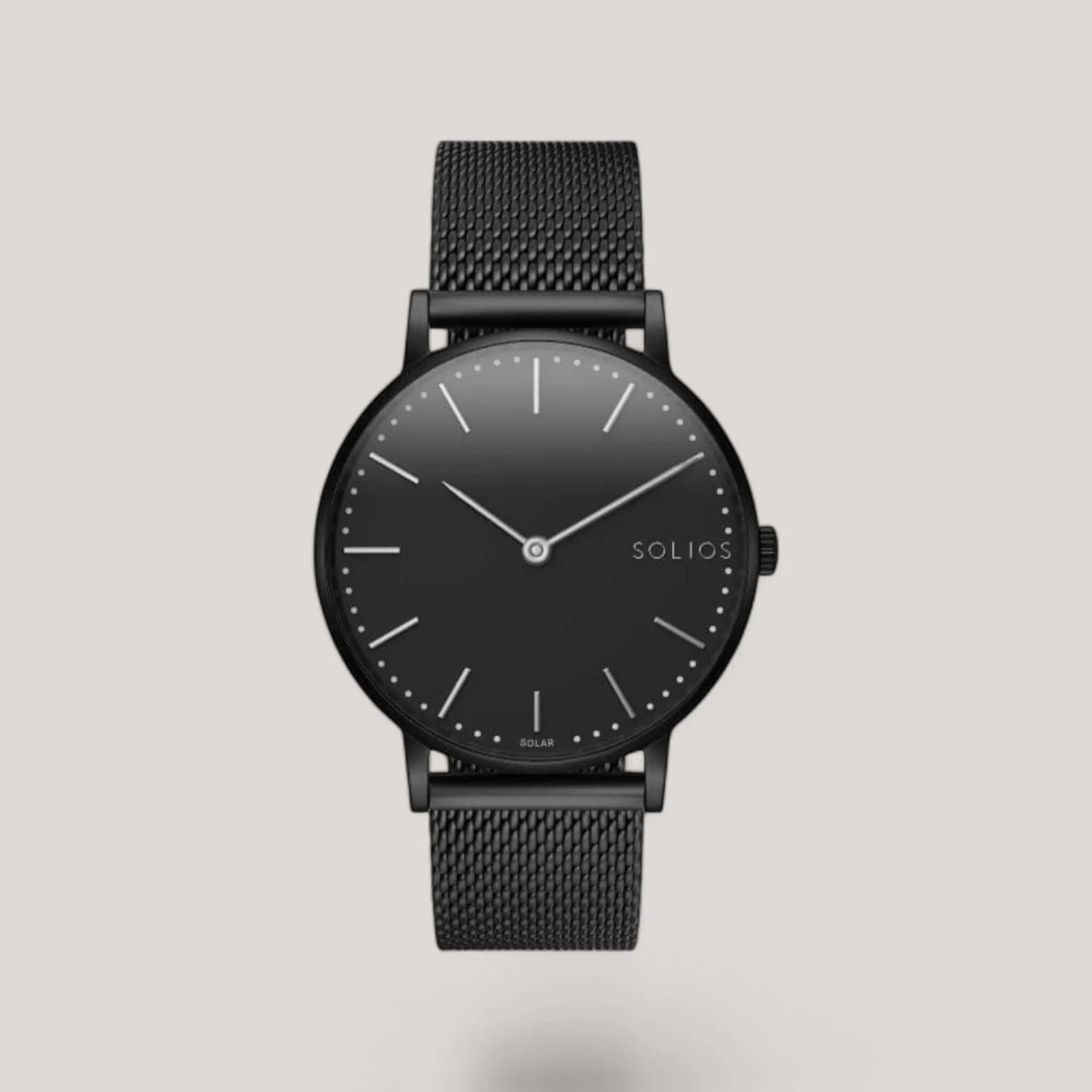 The Solar Classic | Black Dial - Black Case sold by ALLTRUEIST KNITWEAR