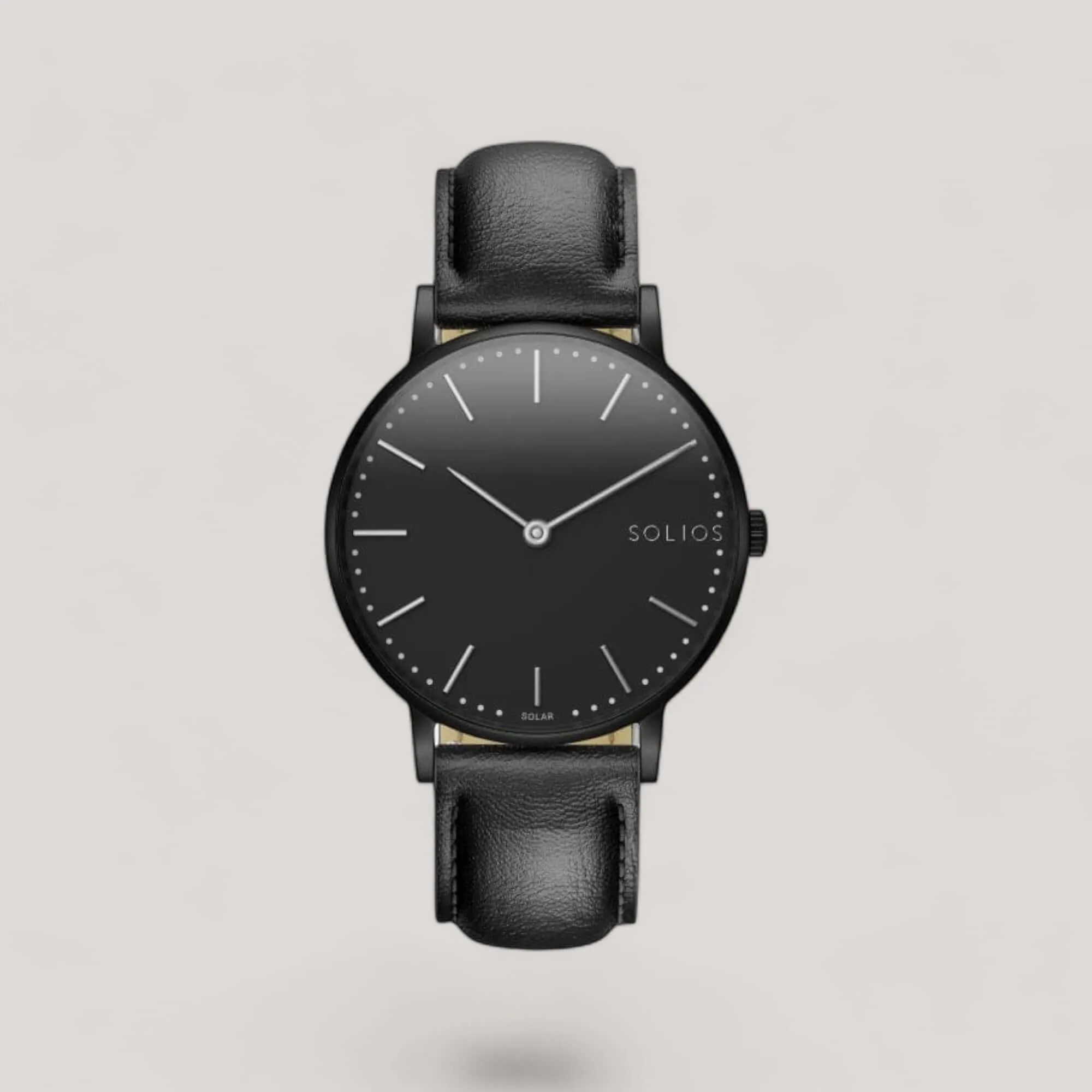 The Solar Classic | Black Dial - Black Case sold by ALLTRUEIST KNITWEAR product image thumbnail 5