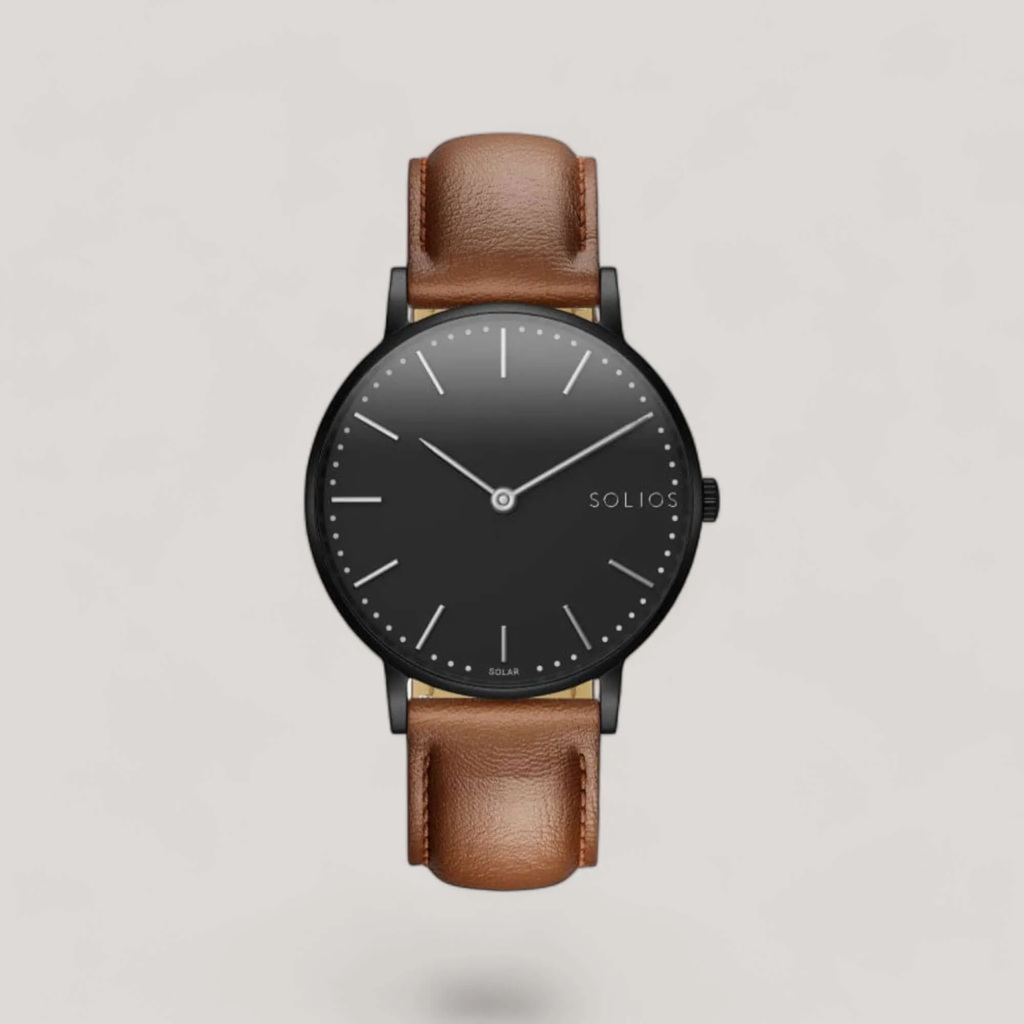 The Solar Classic | Black Dial - Black Case sold by ALLTRUEIST KNITWEAR product image thumbnail 2