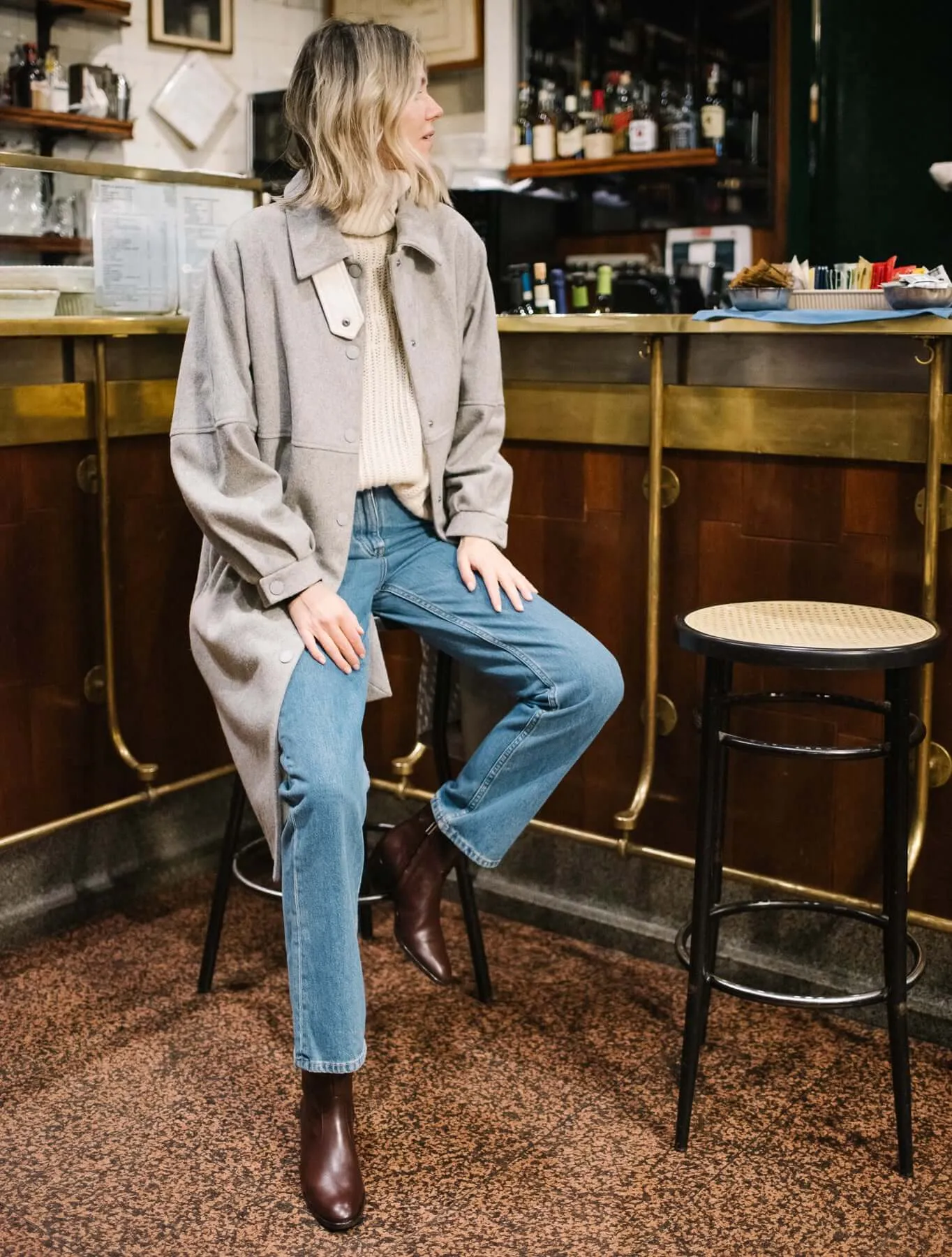 STEFFY | Brown Capretto - Ankle Boot sold by ALLTRUEIST KNITWEAR product image thumbnail 2