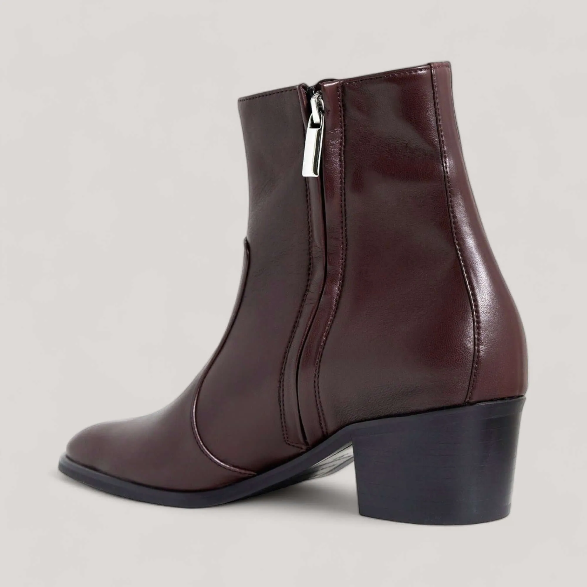 STEFFY | Brown Capretto - Ankle Boot sold by ALLTRUEIST KNITWEAR product image thumbnail 3