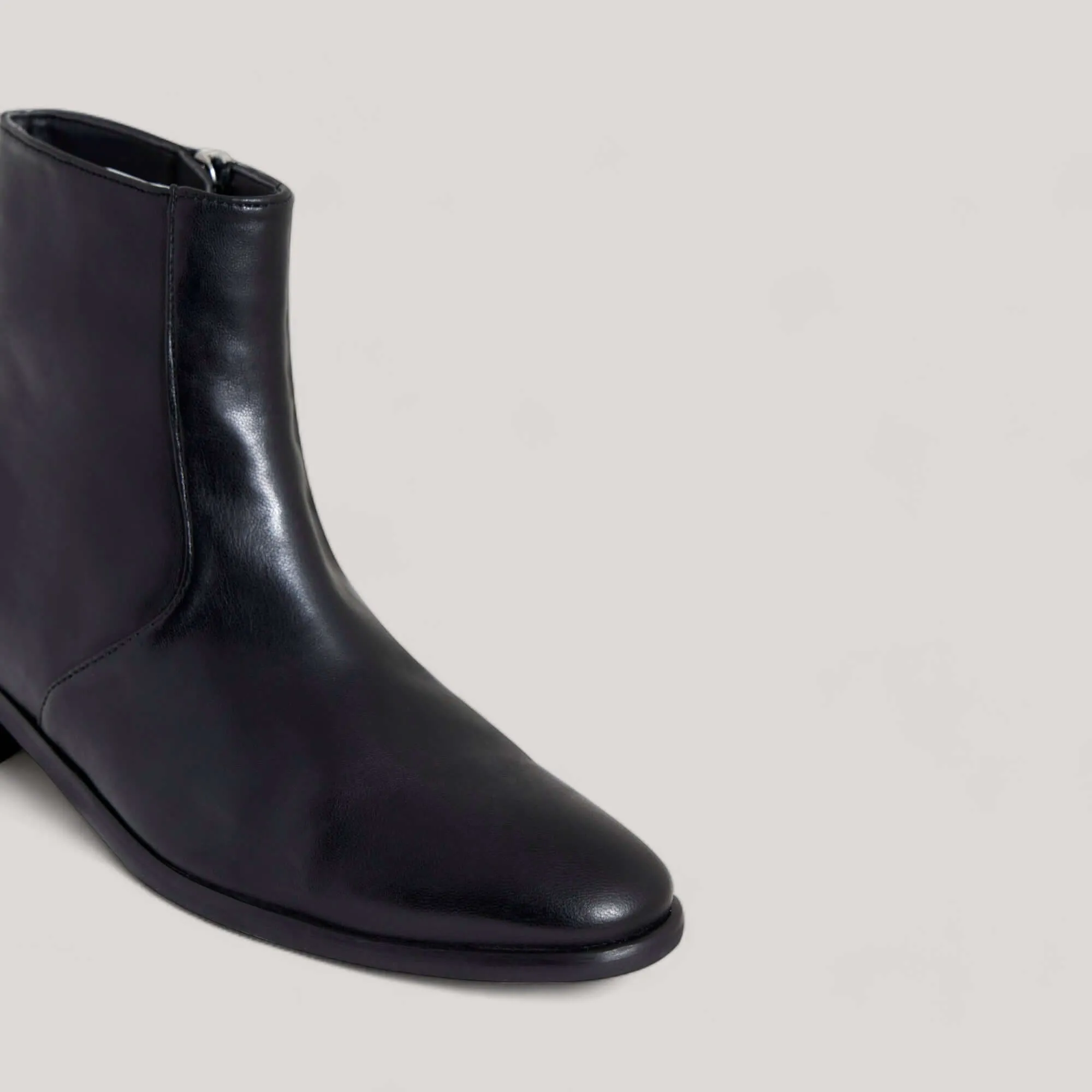 CHARLI | Black Vegan Nappa - Ankle Boot sold by ALLTRUEIST KNITWEAR product image thumbnail 3
