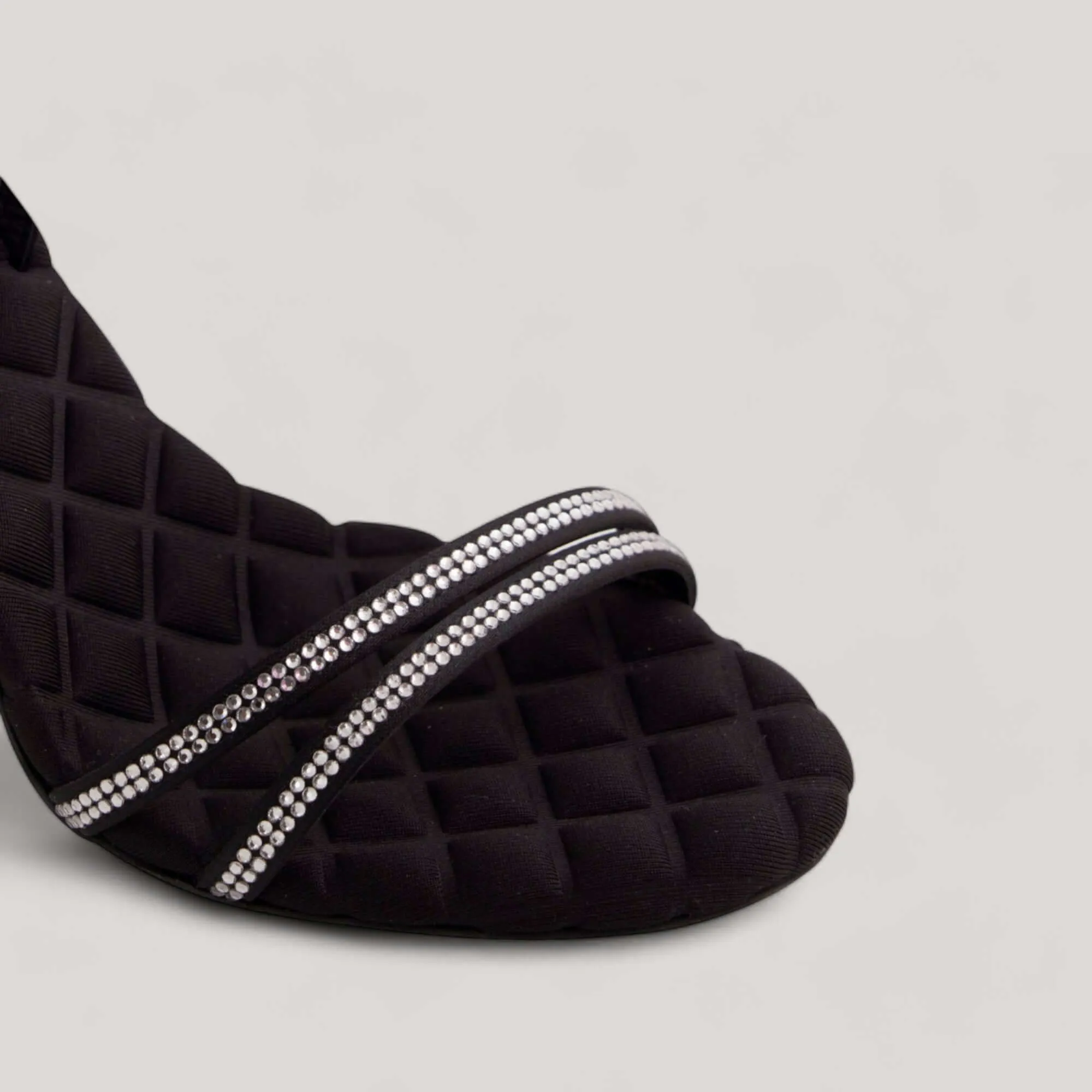 LUCIA | Silver Crystal - Ankle Strap Sandals sold by ALLTRUEIST KNITWEAR product image thumbnail 2