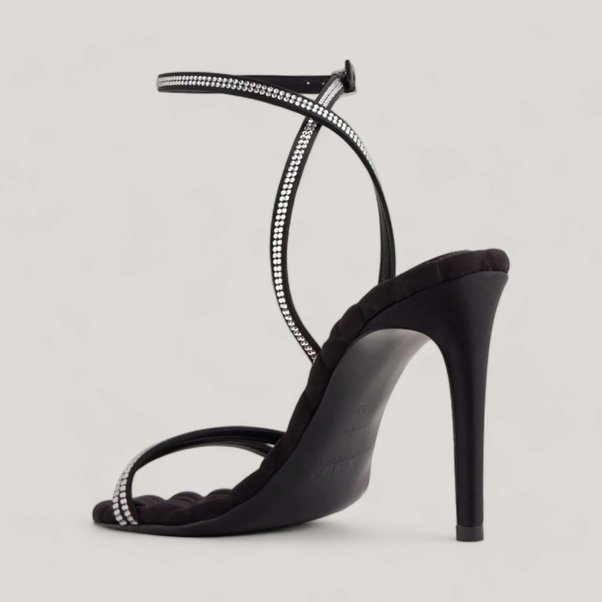 LUCIA | Silver Crystal - Ankle Strap Sandals sold by ALLTRUEIST KNITWEAR product image thumbnail 3