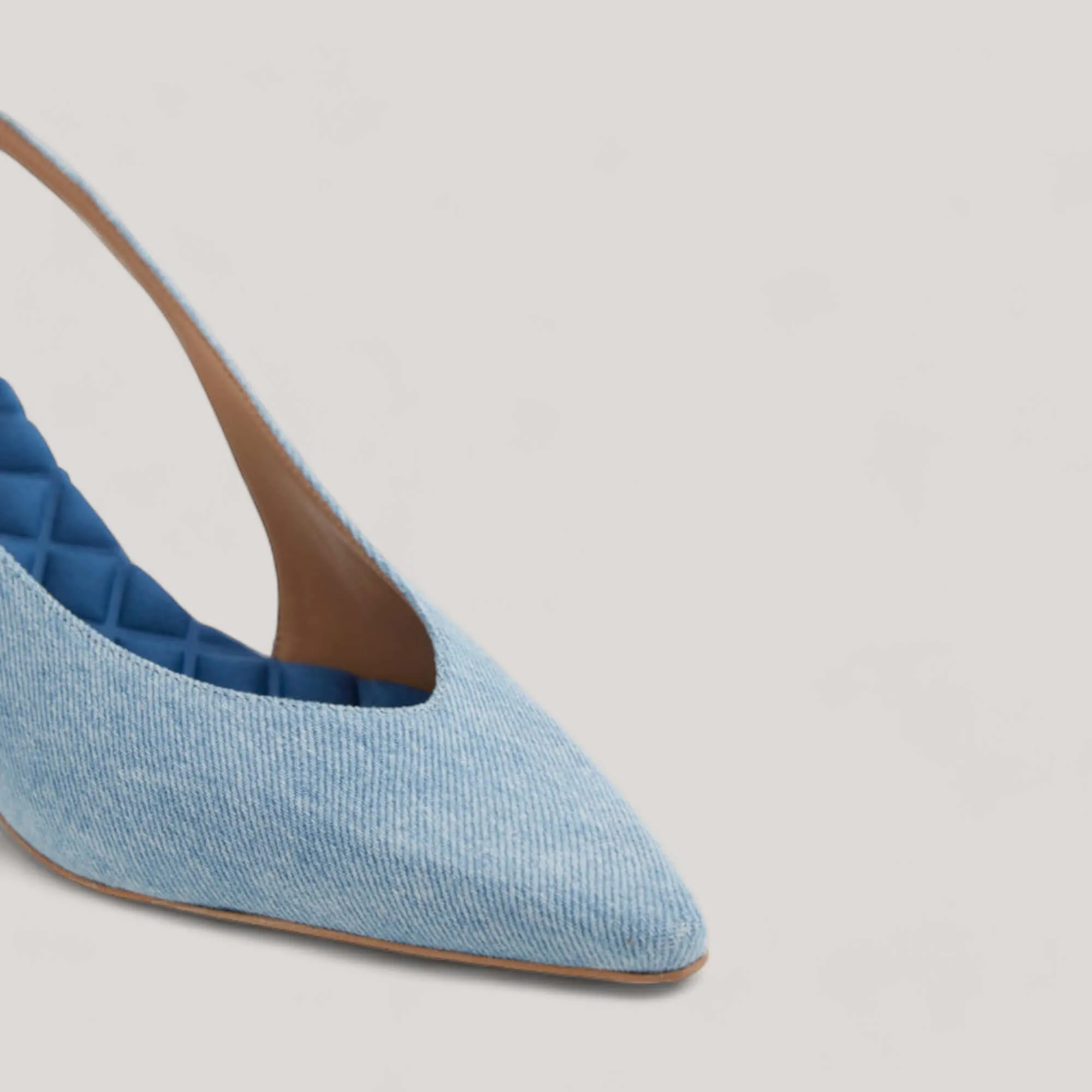SILVANA | Blue Denim - Kitten Heel Pump sold by ALLTRUEIST KNITWEAR product image thumbnail 3
