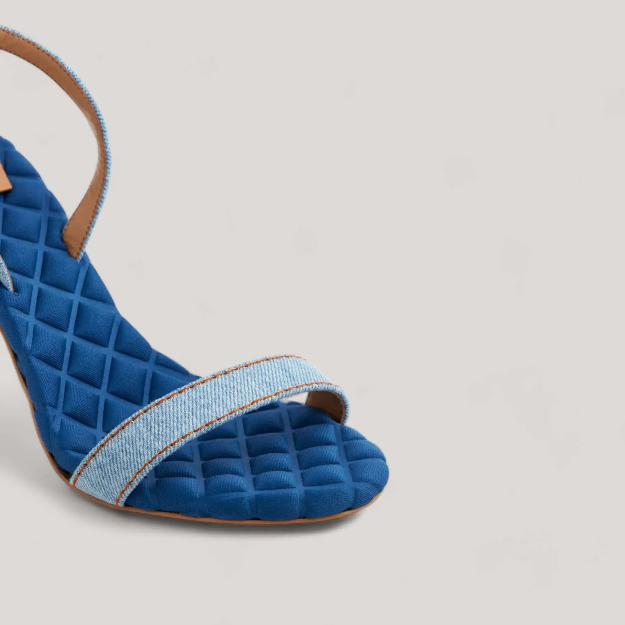 CLAUDIA | Blue Denim - Slingback Sandals sold by ALLTRUEIST KNITWEAR product image thumbnail 3