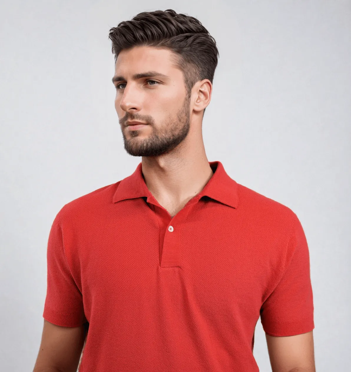 WALLY | Egyptian Cotton Short Sleeve Pique Polo sold by ALLTRUEIST KNITWEAR product image thumbnail 2