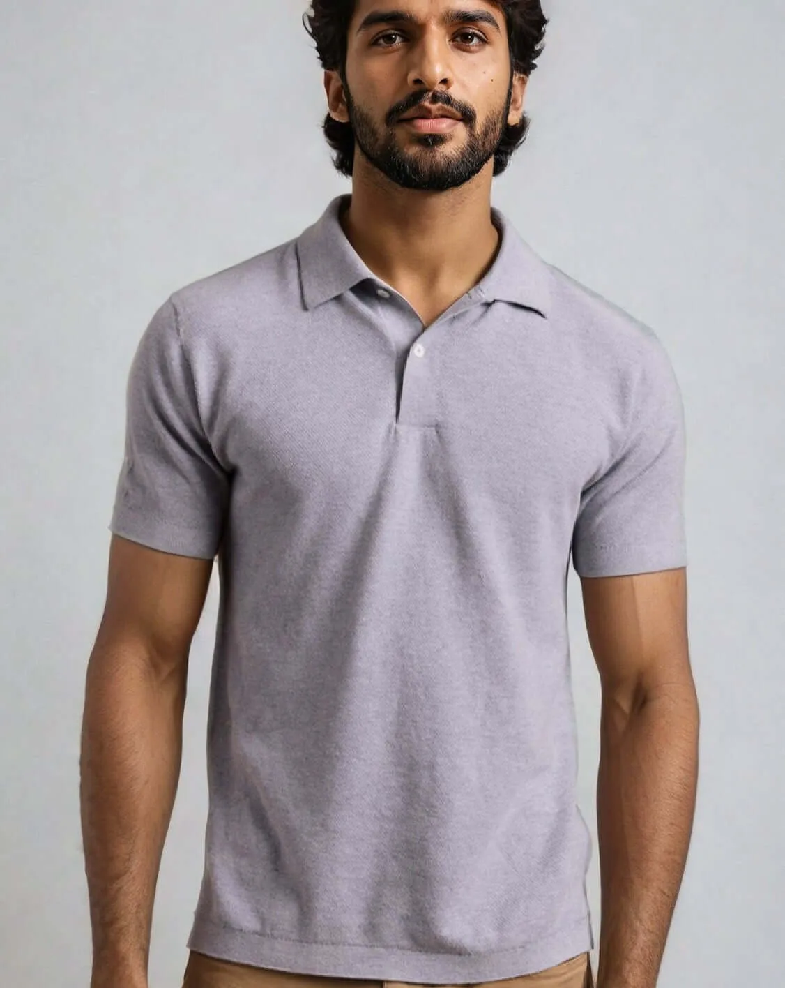 WALLY | Egyptian Cotton Short Sleeve Pique Polo sold by ALLTRUEIST KNITWEAR product image thumbnail 5