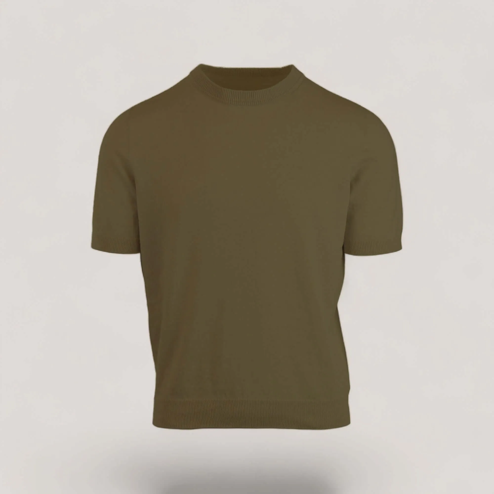 TULLY | Egyptian Cotton Short Sleeve Crewneck Sweater sold by ALLTRUEIST KNITWEAR product image thumbnail 5