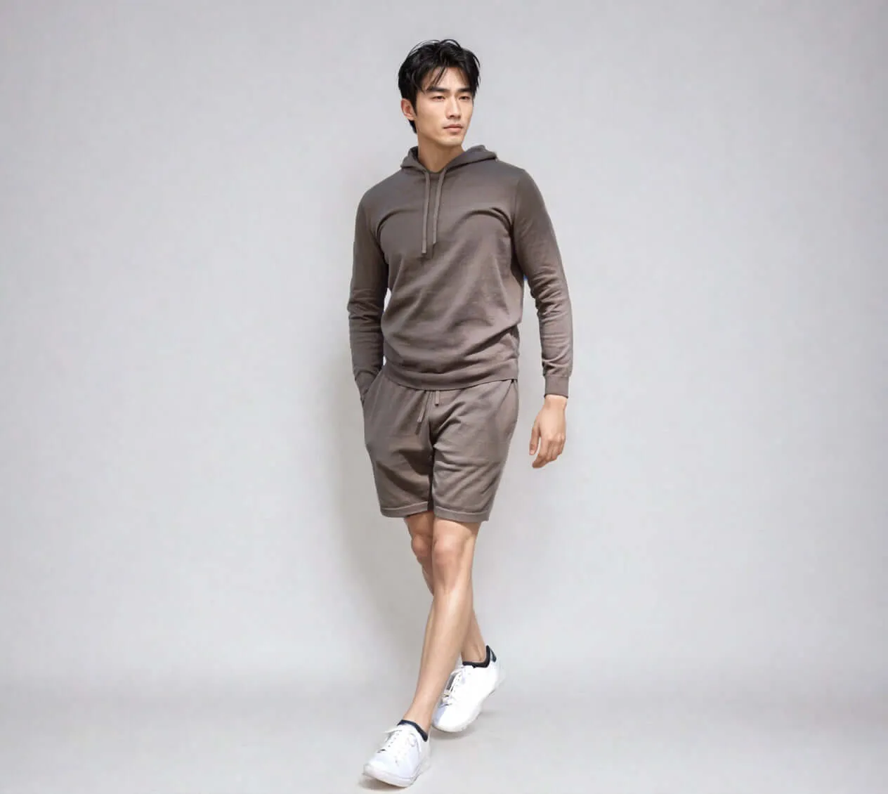 COLTON | Egyptian Cotton Long Sleeve Hoodie sold by ALLTRUEIST KNITWEAR product image thumbnail 2
