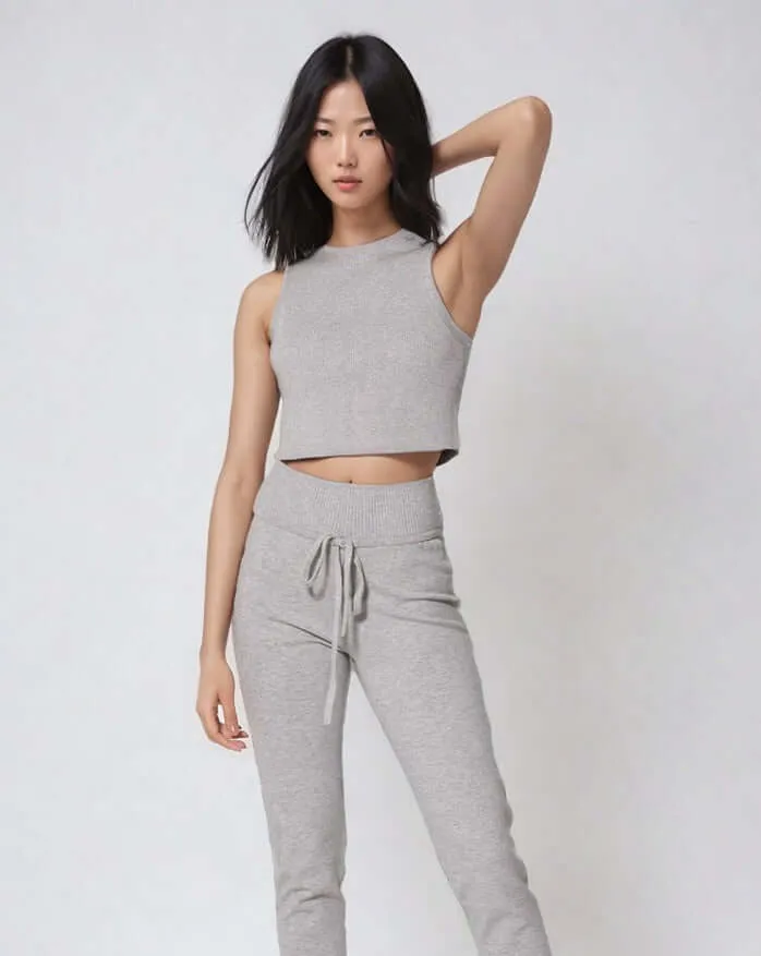 CAMILLE | Cropped Sleeveless Top sold by ALLTRUEIST KNITWEAR product image thumbnail 5