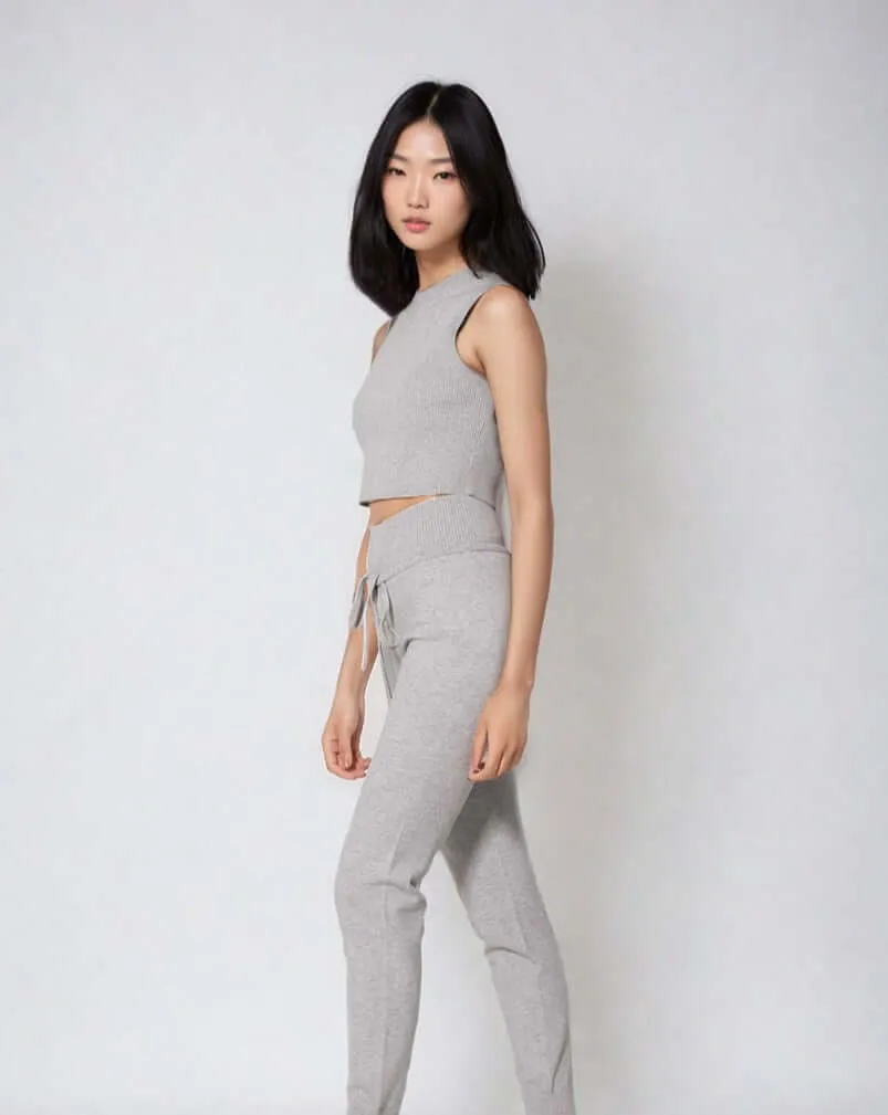 CAMILLE | Cropped Sleeveless Top sold by ALLTRUEIST KNITWEAR product image thumbnail 4