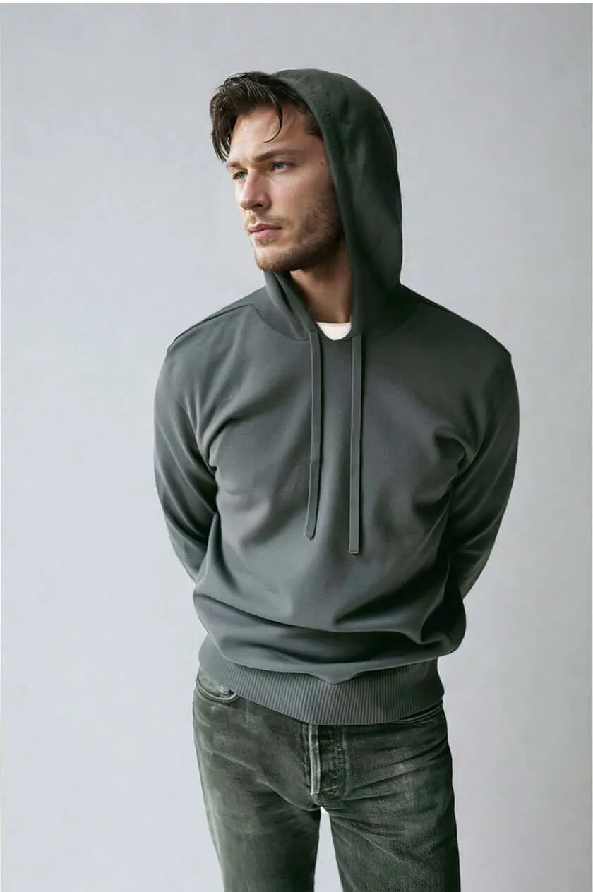 CARTER | Ecoviscose Long Sleeve Hoodie sold by ALLTRUEIST KNITWEAR product image thumbnail 2