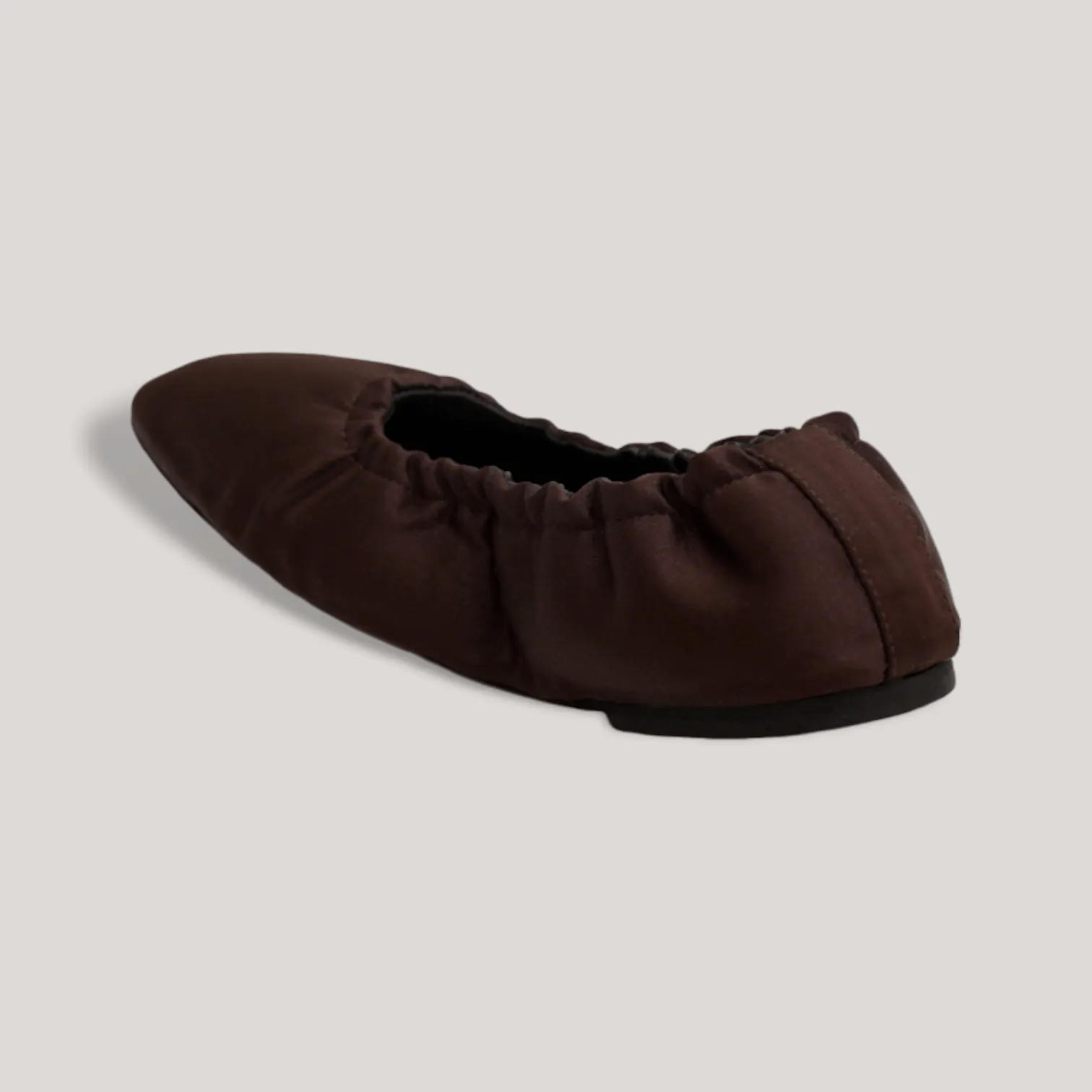 CARLA | Brown Satin - Ballet Flats sold by ALLTRUEIST KNITWEAR product image thumbnail 3
