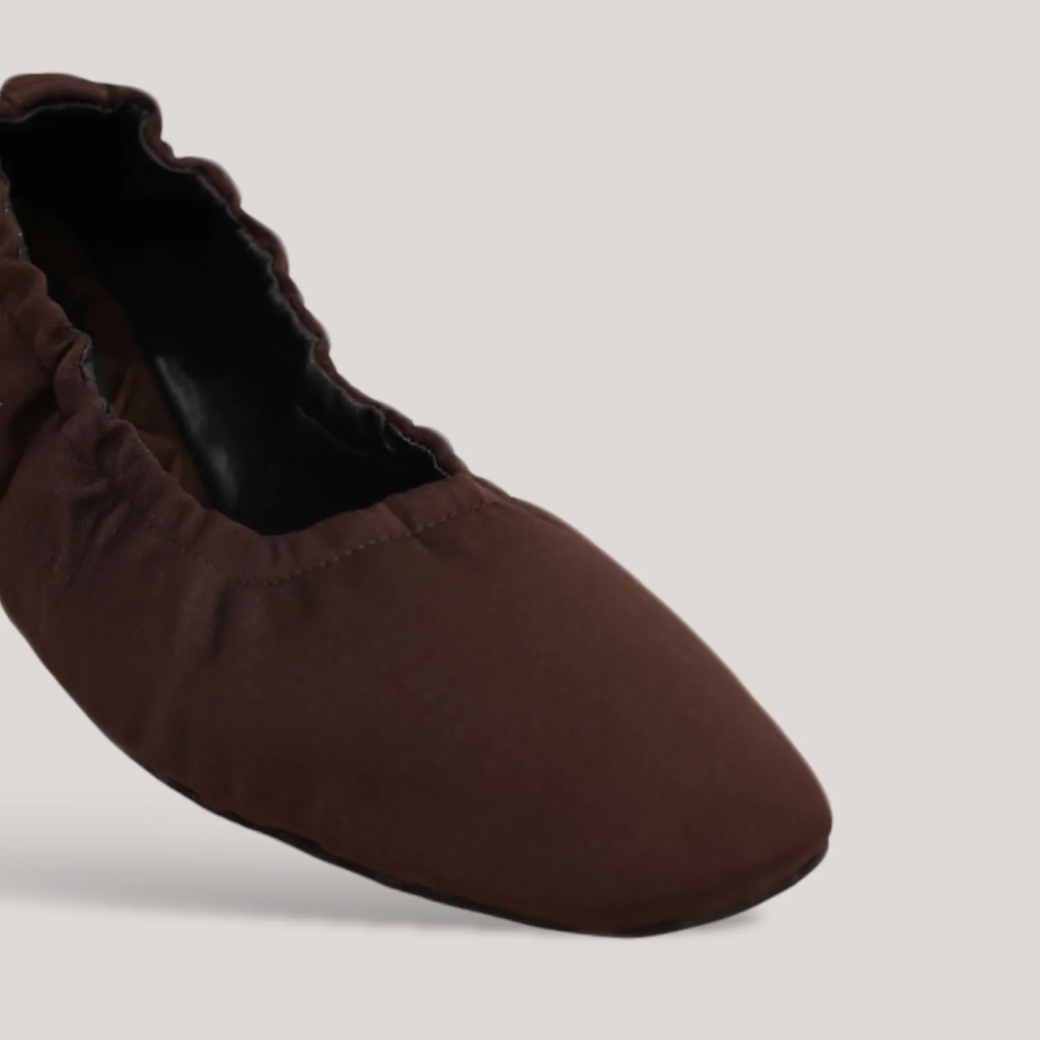 CARLA | Brown Satin - Ballet Flats sold by ALLTRUEIST KNITWEAR product image thumbnail 2