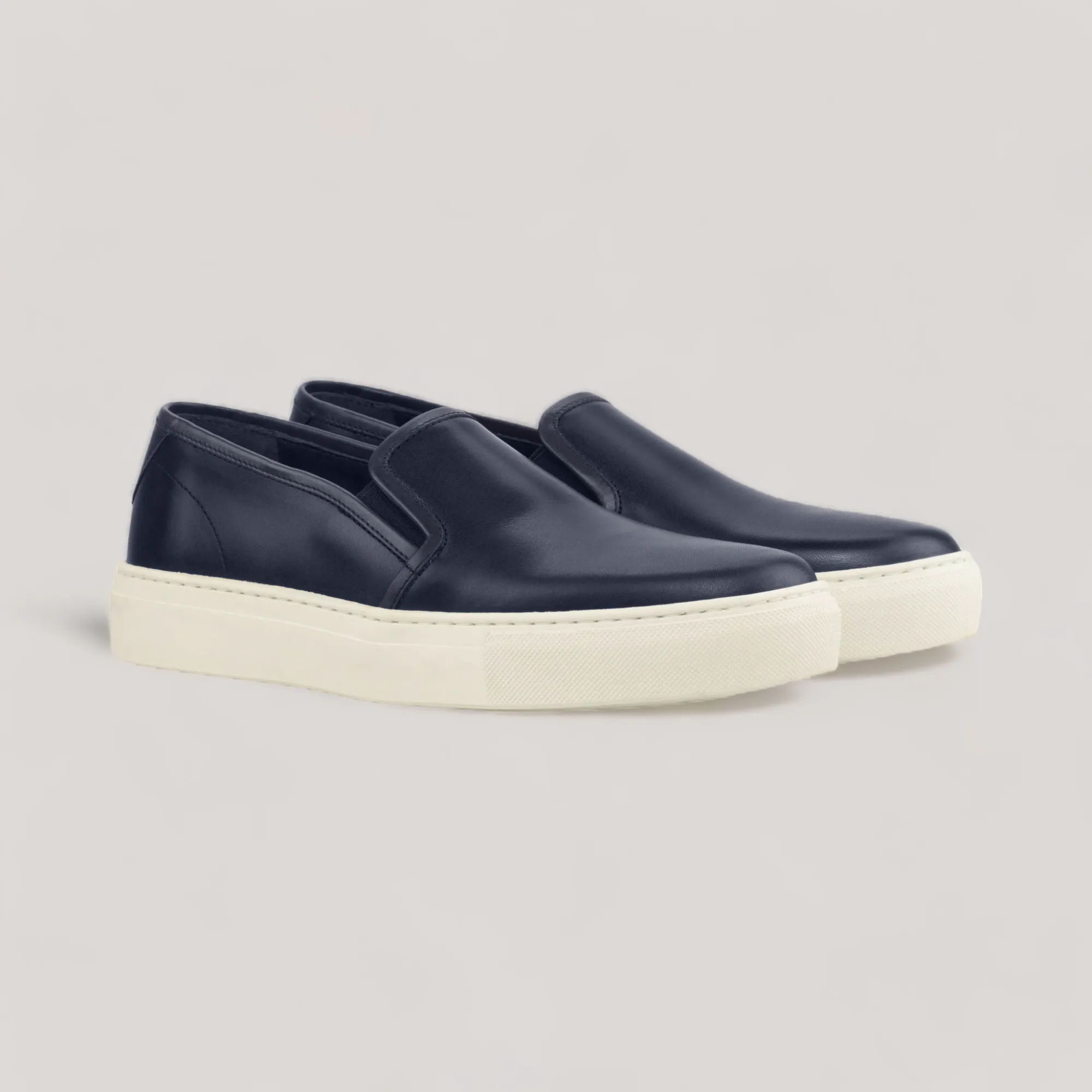 LUCE | Slip-On Sneakers - Navy | Women's sold by ALLTRUEIST KNITWEAR