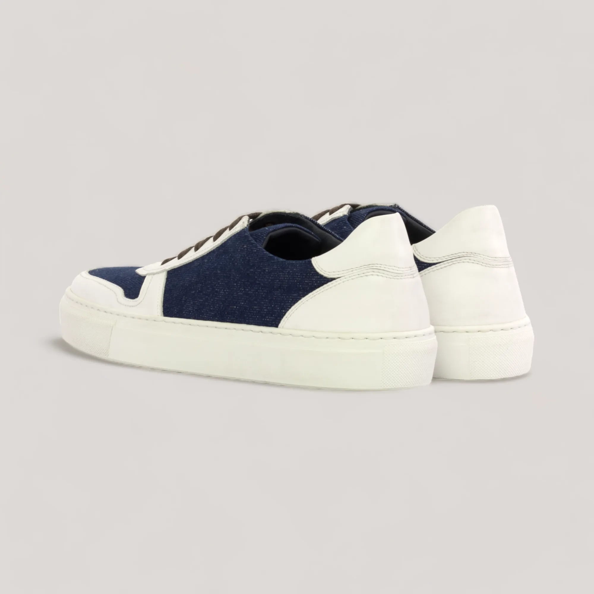 VERVE | Low Top Trainer -Blue Denim & White | Women's sold by ALLTRUEIST KNITWEAR product image thumbnail 2