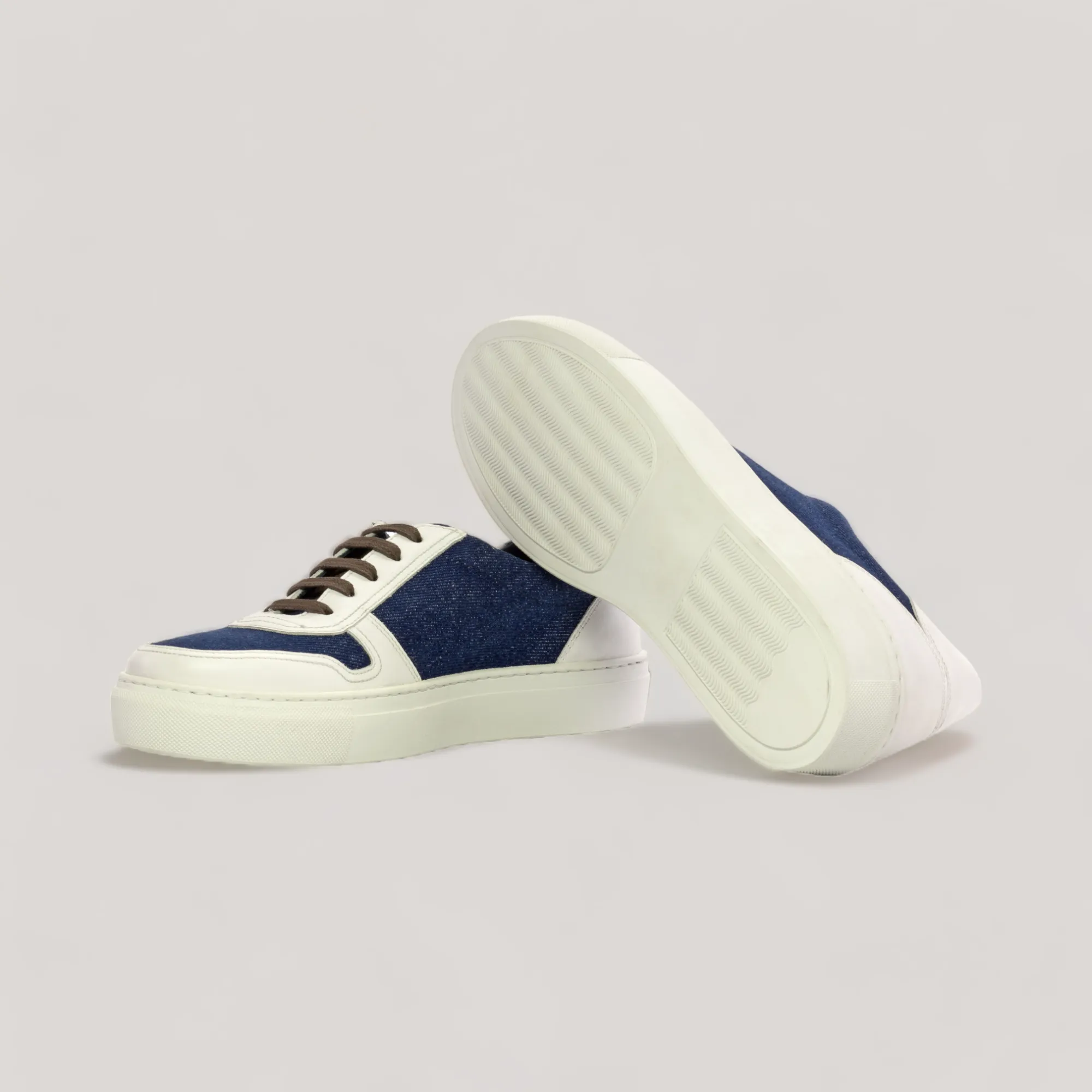 VERVE | Low Top Trainer -Blue Denim & White | Women's sold by ALLTRUEIST KNITWEAR product image thumbnail 4