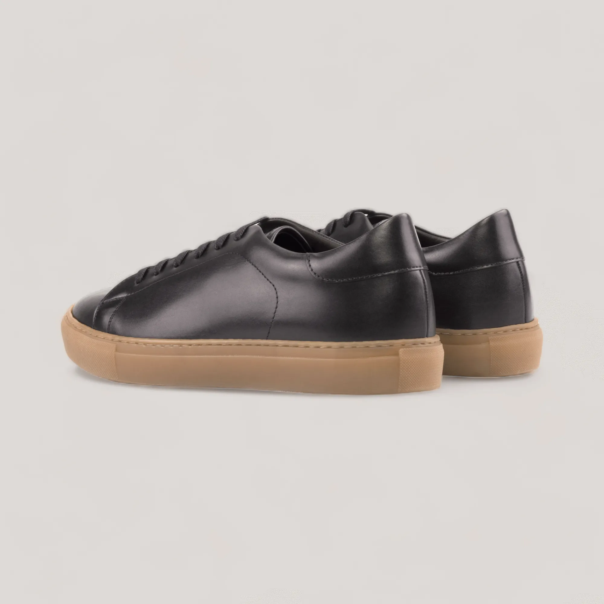 EON | Classic Vegan Sneakers - Black & Caramel Sole | Men's sold by ALLTRUEIST KNITWEAR product image thumbnail 2